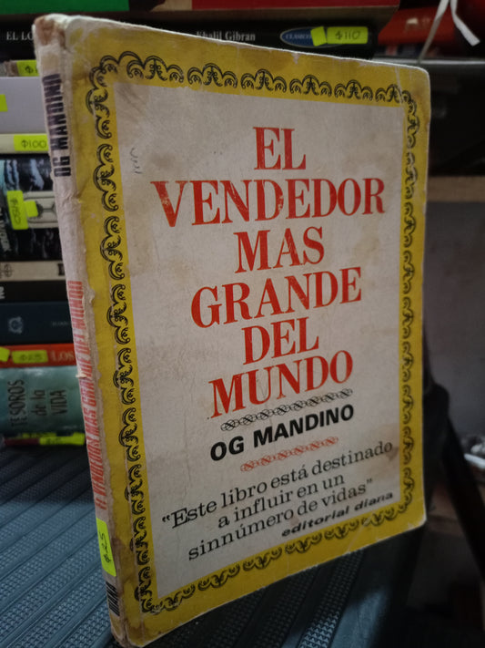 EL VENDEDOR MAS GRANDE DEL MUNDO POR OG MANDINO USADO S.PERSONAL LITERARIO 305