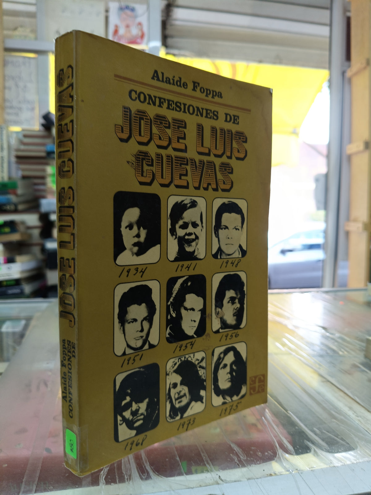CONFESIONES DE JOSE LUIS CUEVAS POR ALAIDE FOPPA  USADO NOVELA JUÁREZ 507