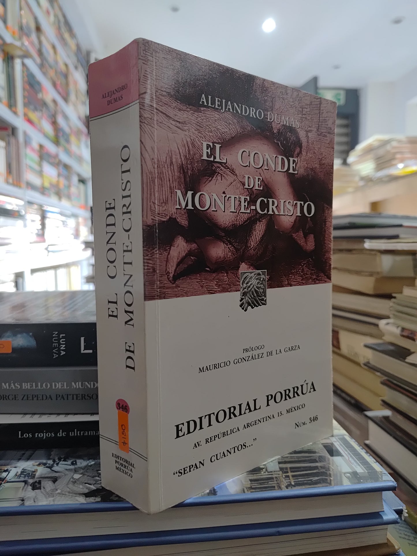 EL CONDE DE MONTECRISTO POR ALEJANDRO DUMAS USADO NOVELAS JUAREZ 515
