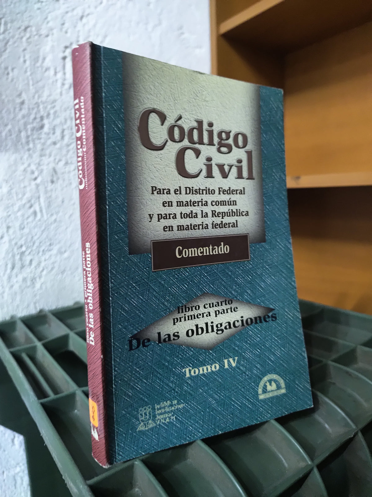 CODIGO CIVIL TOMO 4 POR EDITORIAL PORRUA USADO DERECHO JUAREZ 515