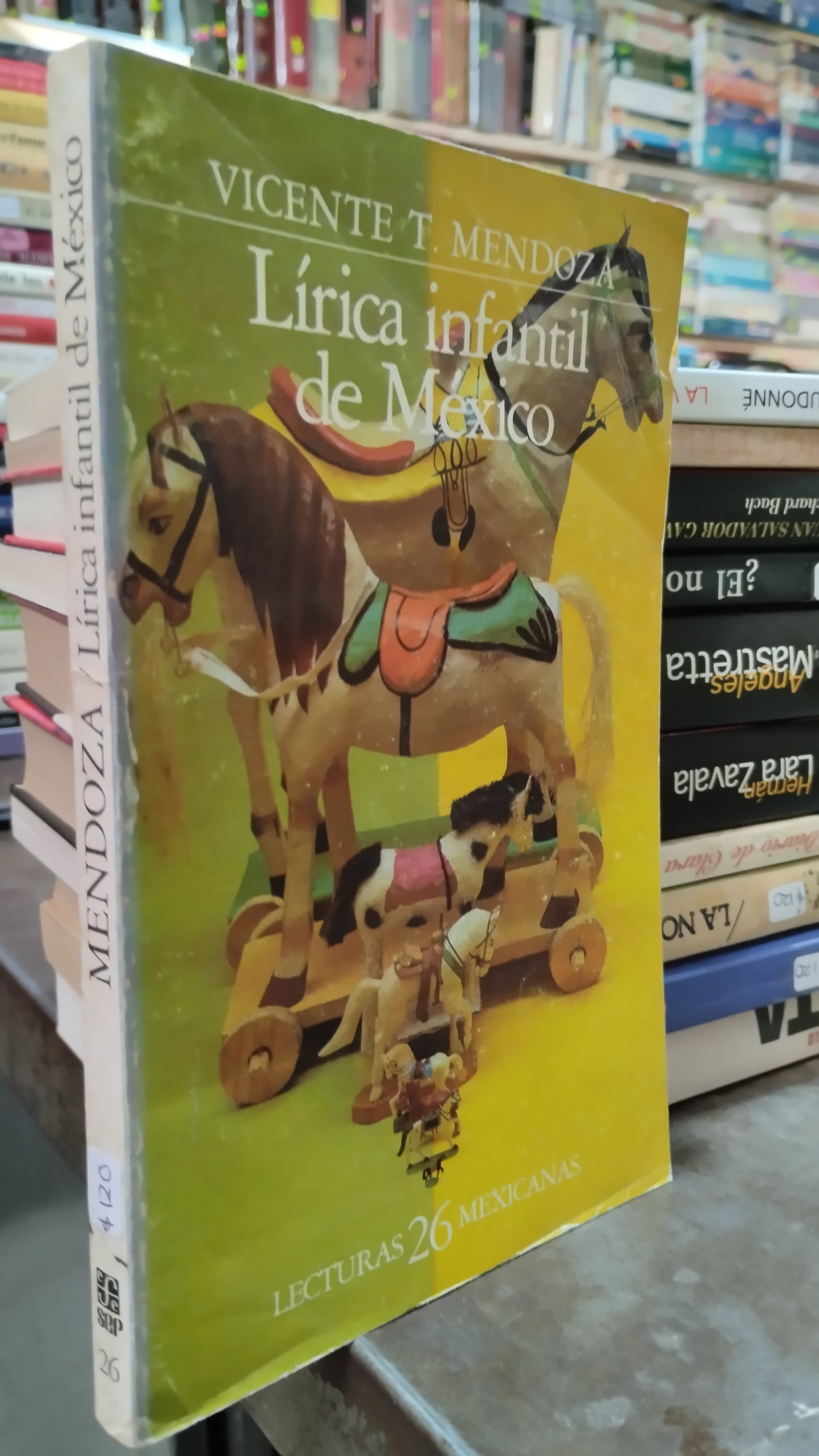 LIRICA INFANTIL DE MEXICO POR VICENTE T MENDOZA LIBRO USADO NOVELAS ALDAMA