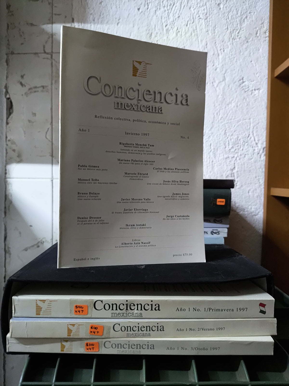 CONCIENCIA MEXICANA POR VARIOS AUTORES USADO DERECHO JUAREZ 515 4 TOMOS POR $100