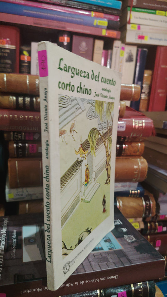 LARGUESA DEL CUENTO CORTO CHINI ANTOLOGÍA POR JOSE VICENTE ANAYA USADO NOVELA INSTITUTO LITERARIO 305