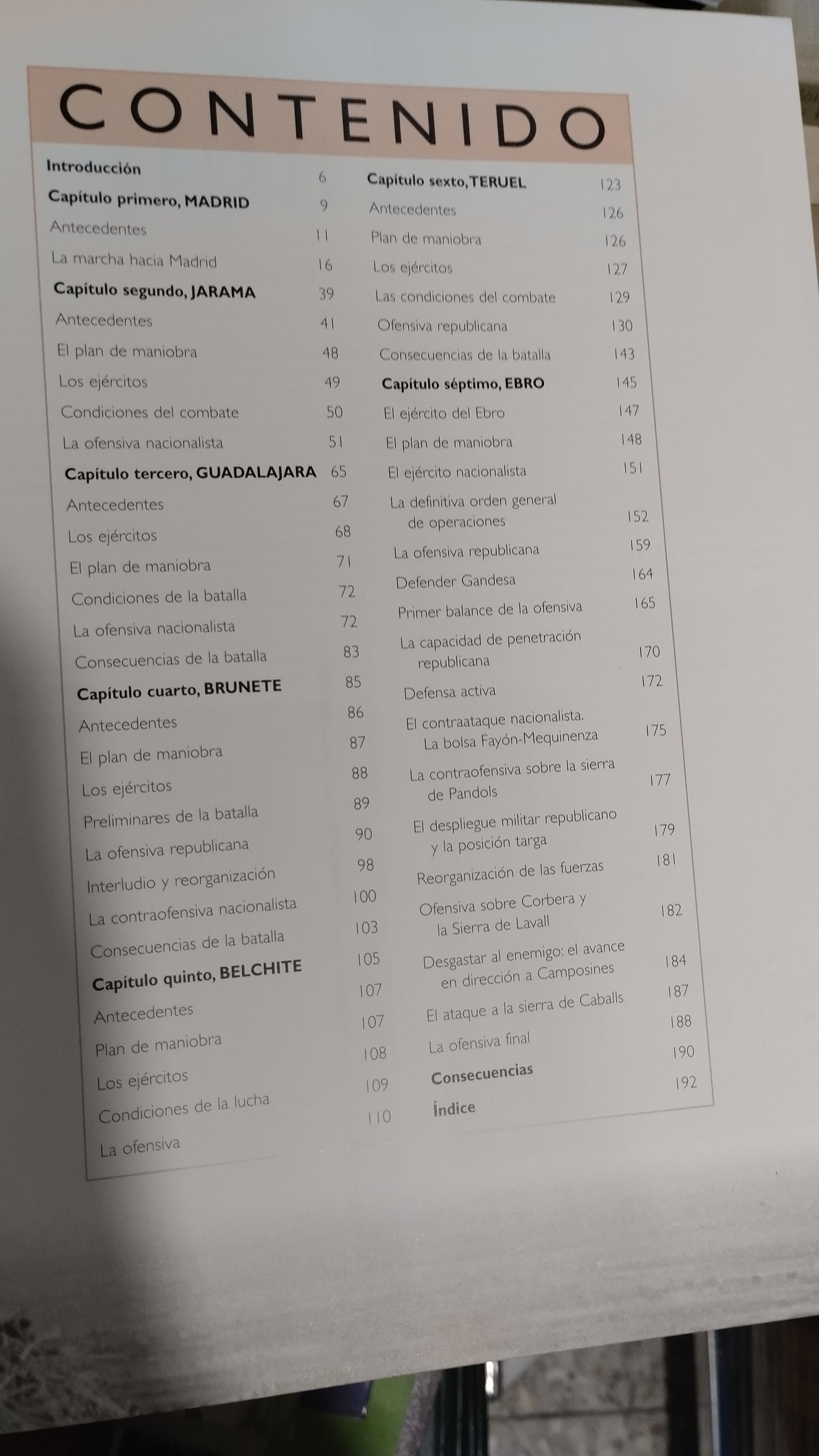 BATALLAS DE LA GUERRA CIVIL DE MADRID AL EBRO 1936 1939 LIBRO USADO HISTORIA ALDAMA