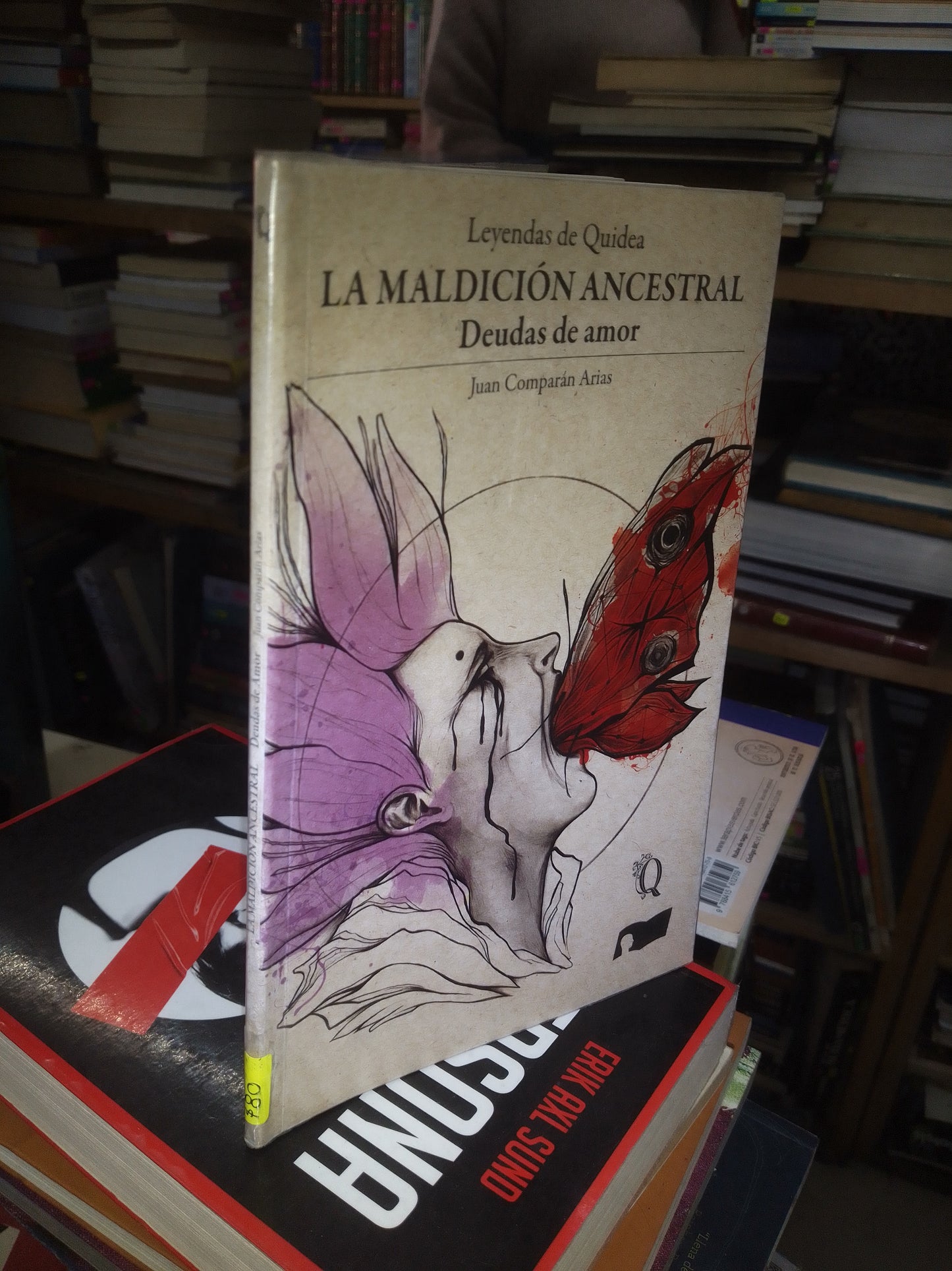 LA MALDICIÓN ANCESTRAL DEUDAS DE AMOR POR JUAN COMPARÁN ARIAS USADO NOVELA LITERARIO 207