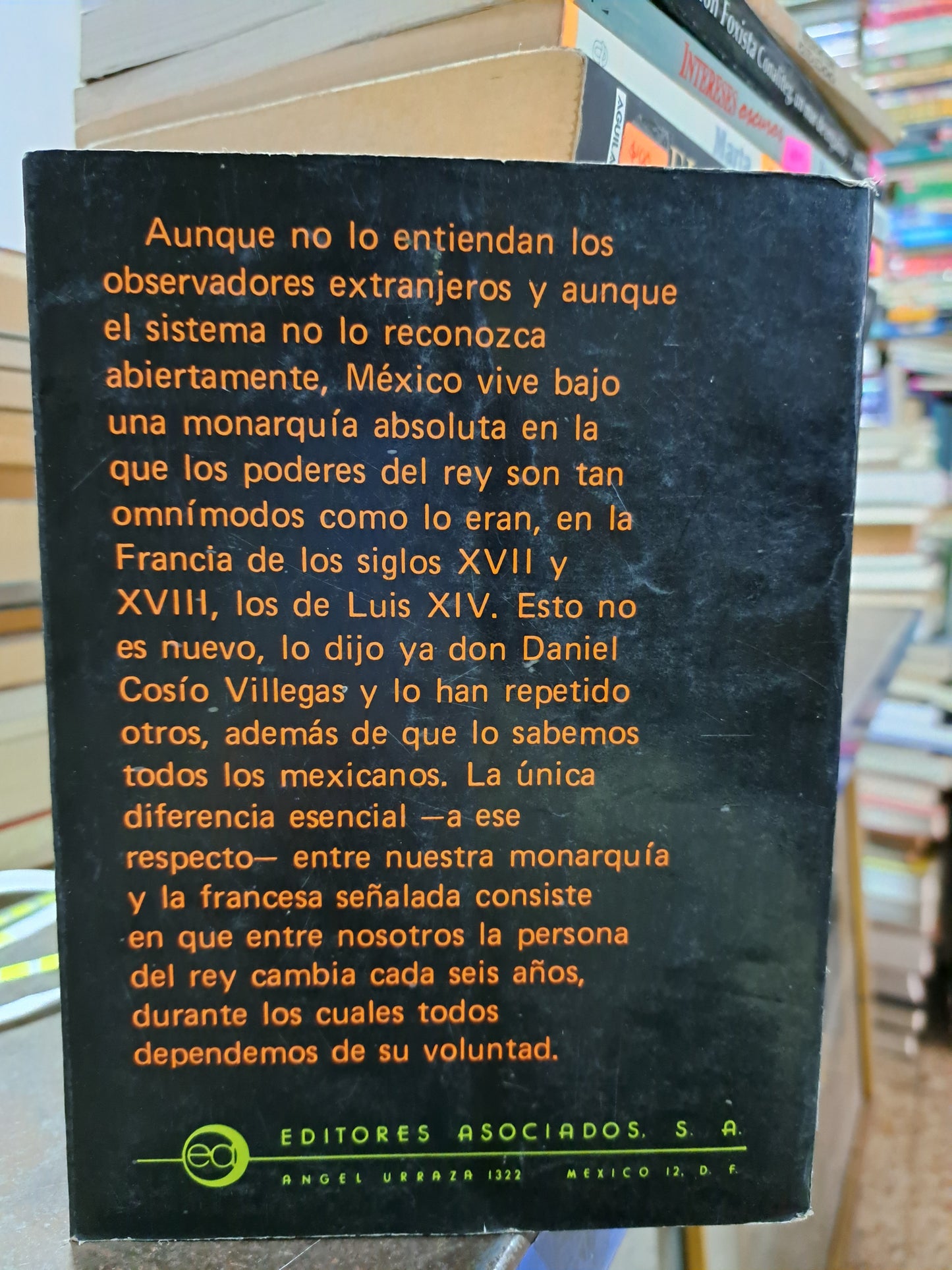 POR LA GRACIA DEL SEÑOR PRESIDENTE JUAN MIGUEL DE MORA USADO POLÍTICA ALDAMA