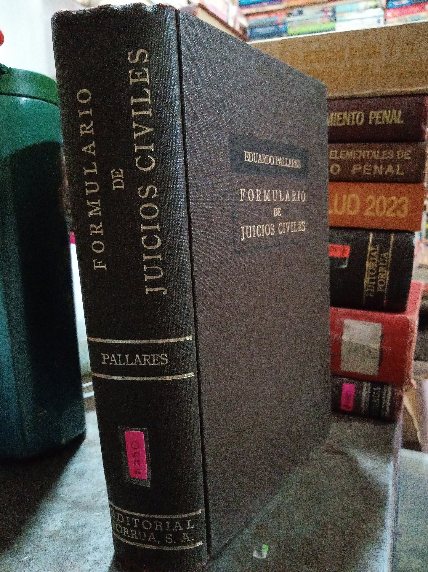 FORMULARIO DE JUICIOS CIVILES POR EDUARDO PALLARES USADO DERECHO ALDAMA