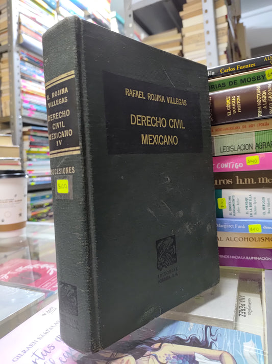 DERECHO CIVIL MEXICANO POR RAFAEL ROJINA VILLEGAS USADO DERECHO JUAREZ 515