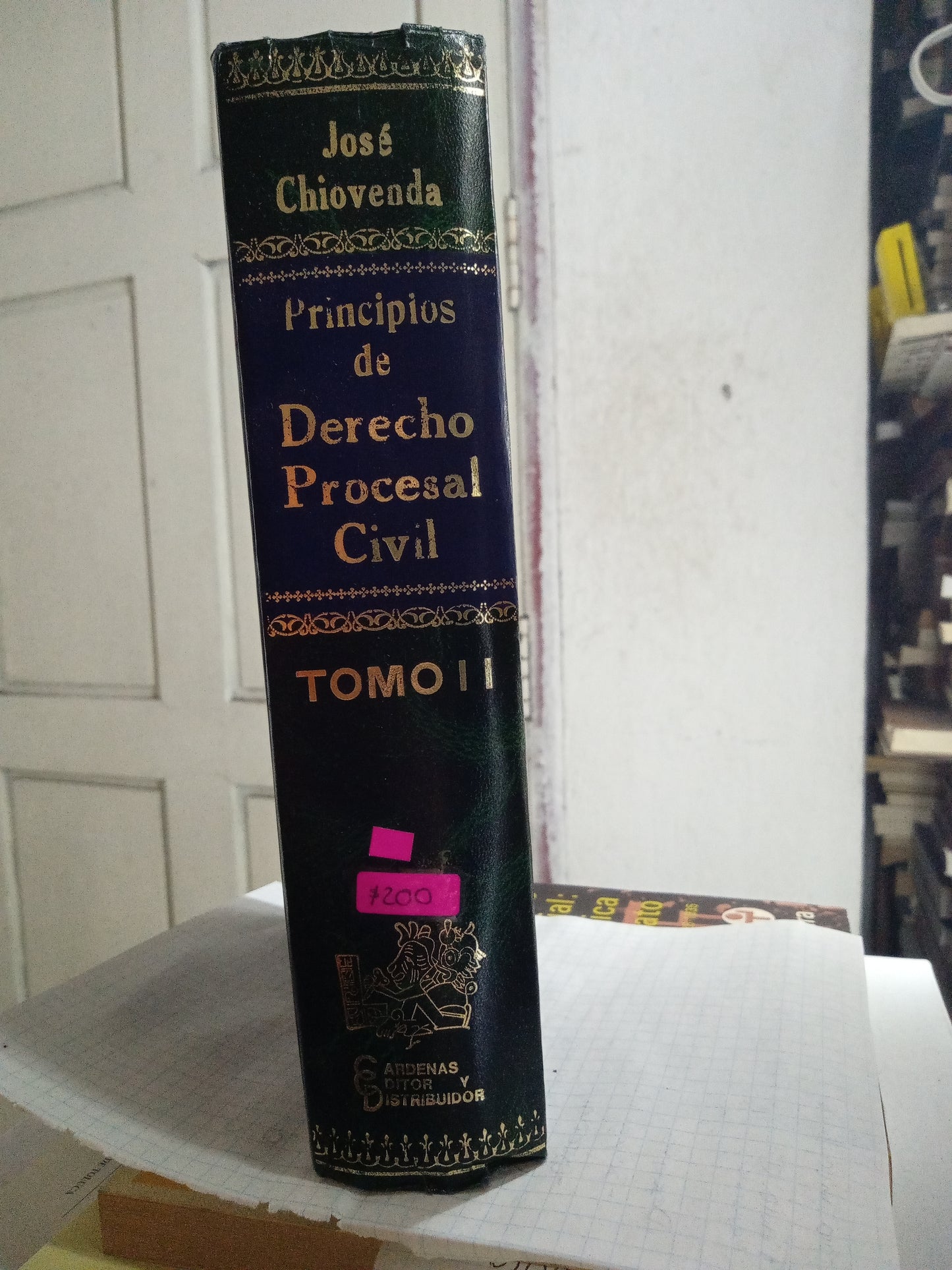 PRINCIPIOS DE DERECHO PROCESAL CIVIL POR JOSE CHIOVENDA TOMO II USADO DERECHO JUÁREZ 515
