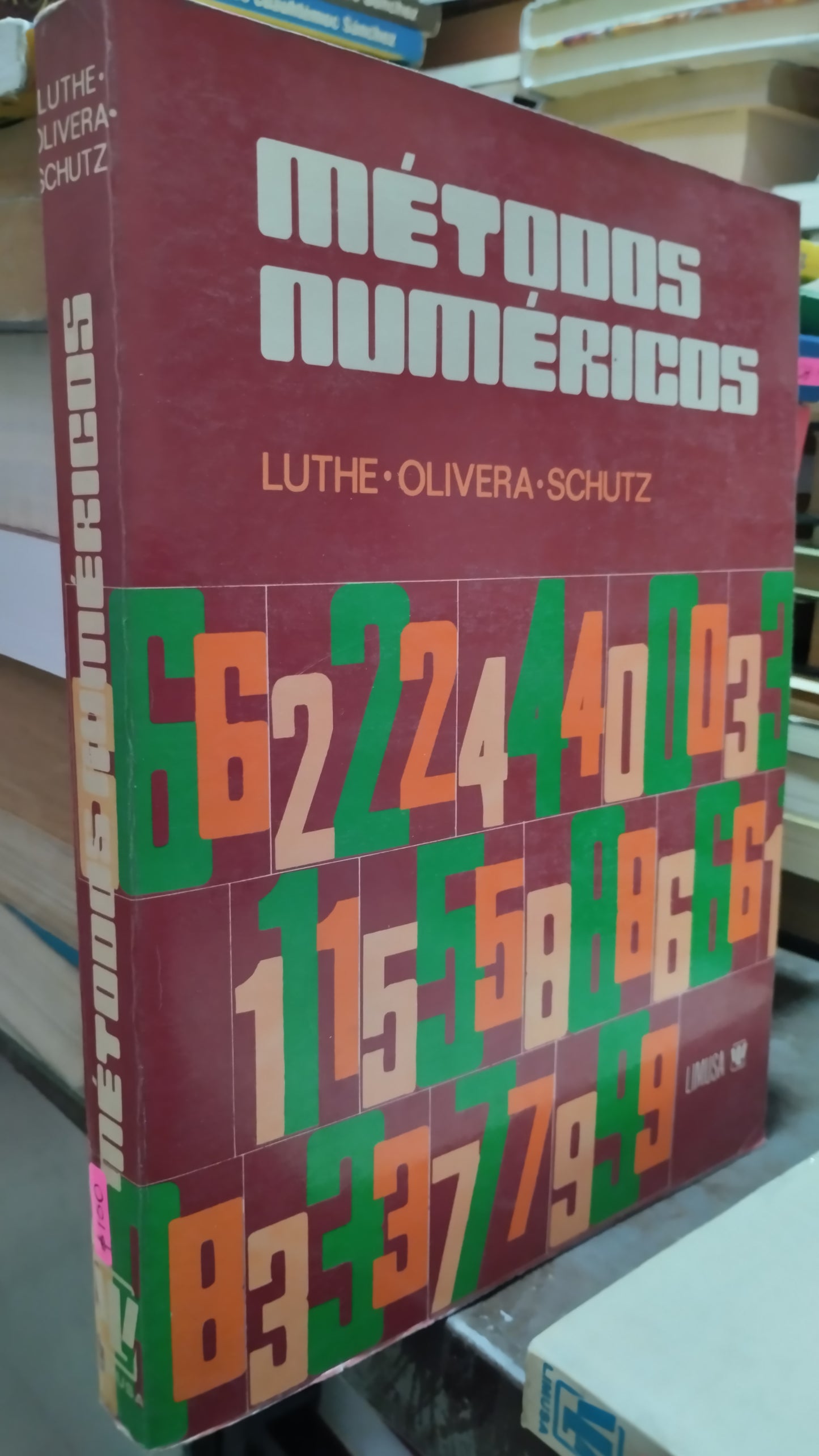 METODOS NUMERICOS POR LUTHE LIBRO USADO MATEMATICAS ALDAMA