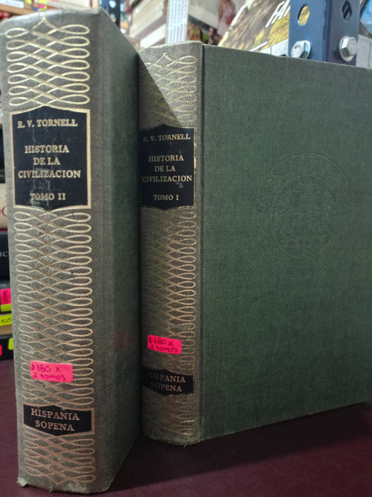 HISTORIA DE LA CIVILIZACIÓN TOMO I Y II POR RICARDO VERA TORNELL USADO HISTORIA LITERARIO 305