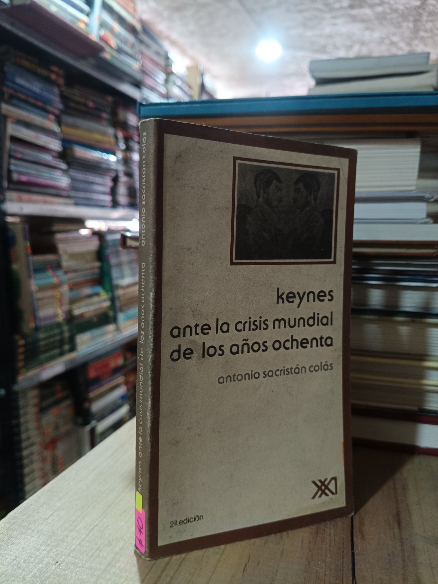 KEYNES ANTE LA CRISIS MUNDIAL DE LOS AÑOS OCHENTA POR ANTONIO SACRISTAN COLAS USADO SOCIOLOGÍA ALDAMA