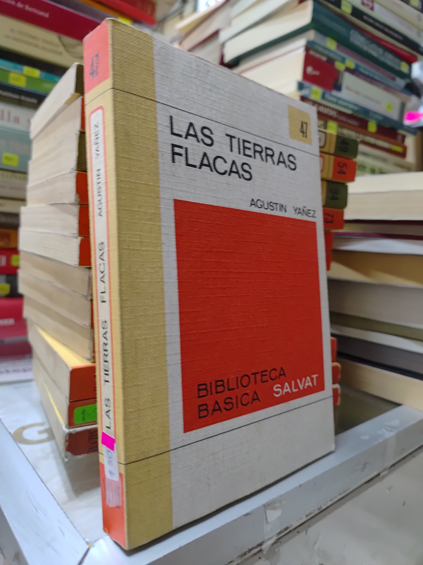 LAS TIERRAS FLACAS POR AGUSTIN YAÑEZ USADO NOVELAS JUAREZ 507