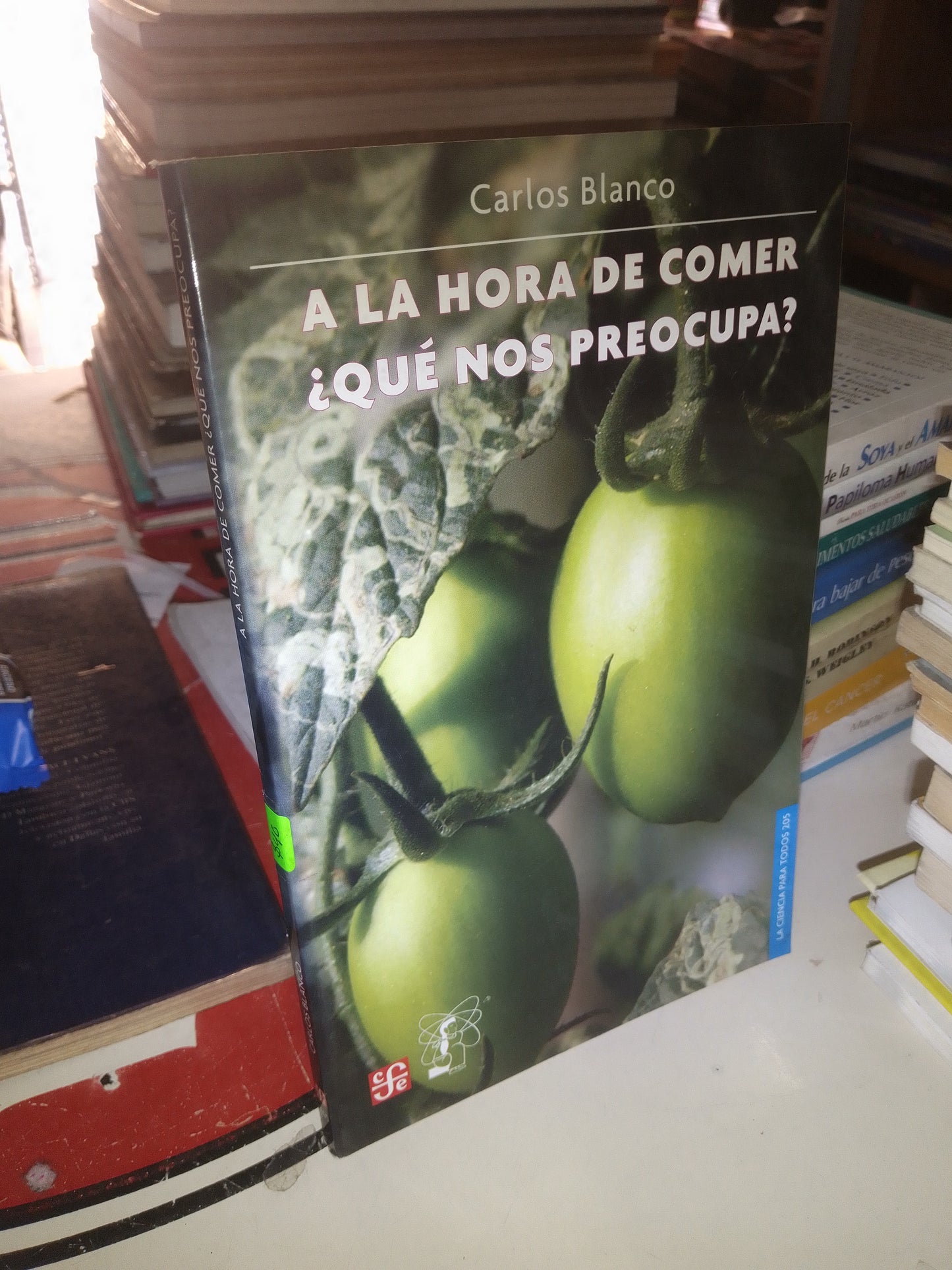 A LA HORA DE COMER QUE NOS PREOCUPA POR CALOS BLANCO USADO COCINA LITERARIO 207