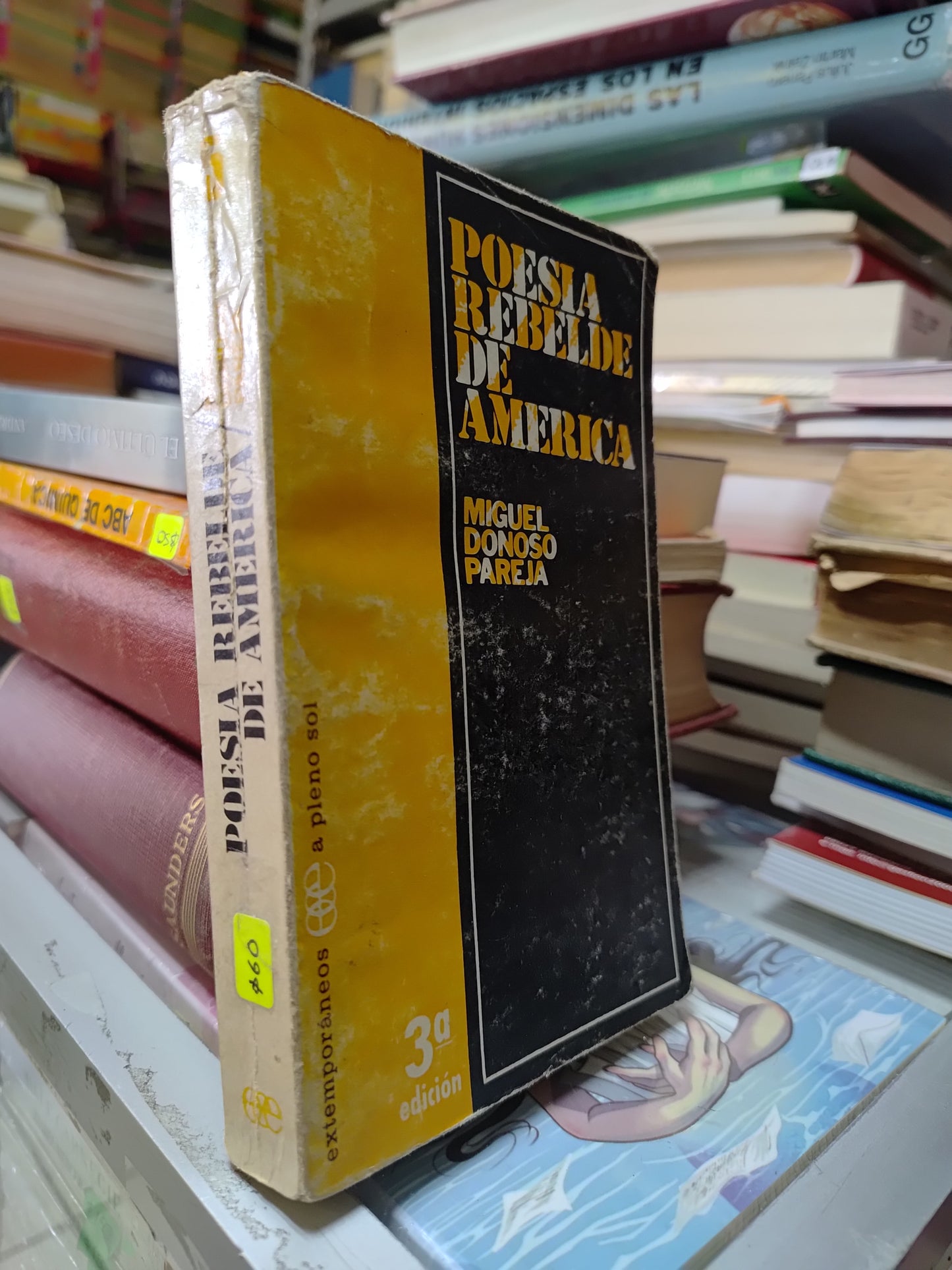 POESIA REBELDE DE AMERICA POR MIGUEL DONOSO PAREJA USADO POESIA JUAREZ 515