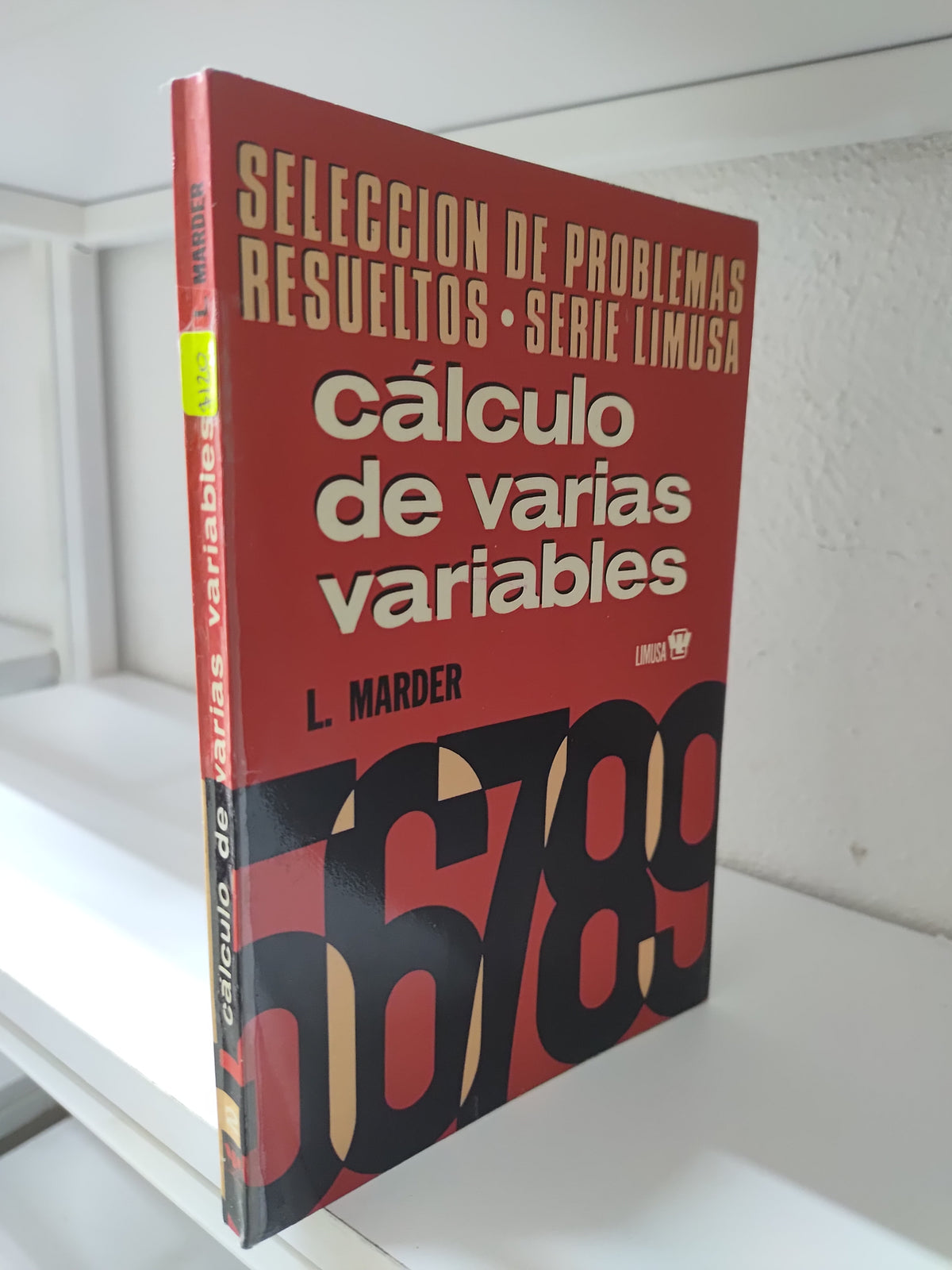 CALCULO DE VARIAS VARIABLES POR L. MARDER USADO MATEMÁTICAS JUAREZ 515