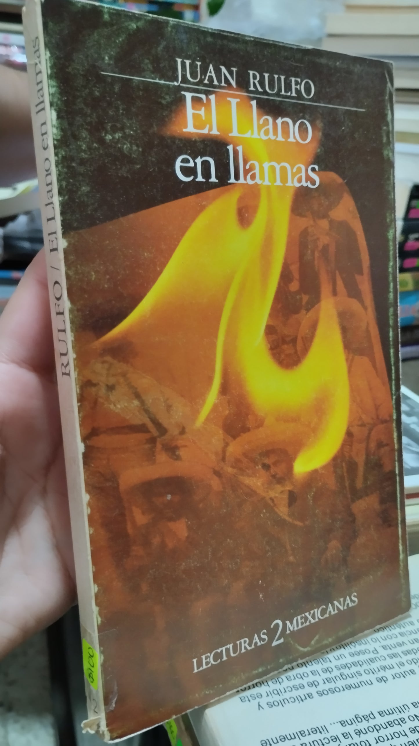 EL LLANO EN LLAMAS POR JUAN RULFO LIBRO USADO ANTIGUO ALDAMA