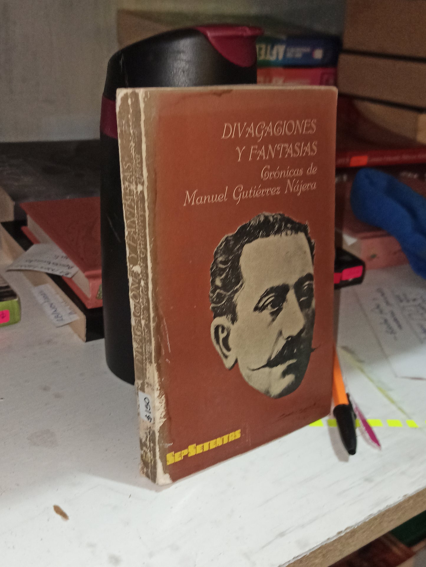 DIVAGACIONES Y FANTASIAS POR MANUEL GUTIERREZ NÁJERA USADO NOVELAS JUAREZ