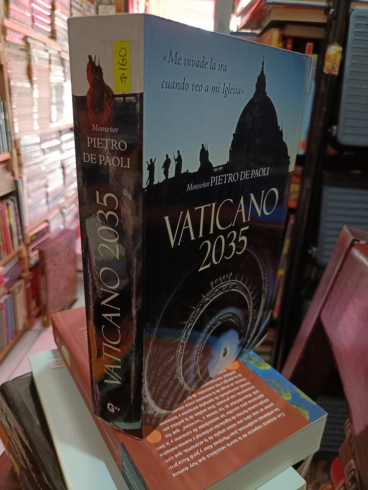 VATICANO 2035 POR PIETRO DE PAOLI USADO NOVELA LITERARIO 305