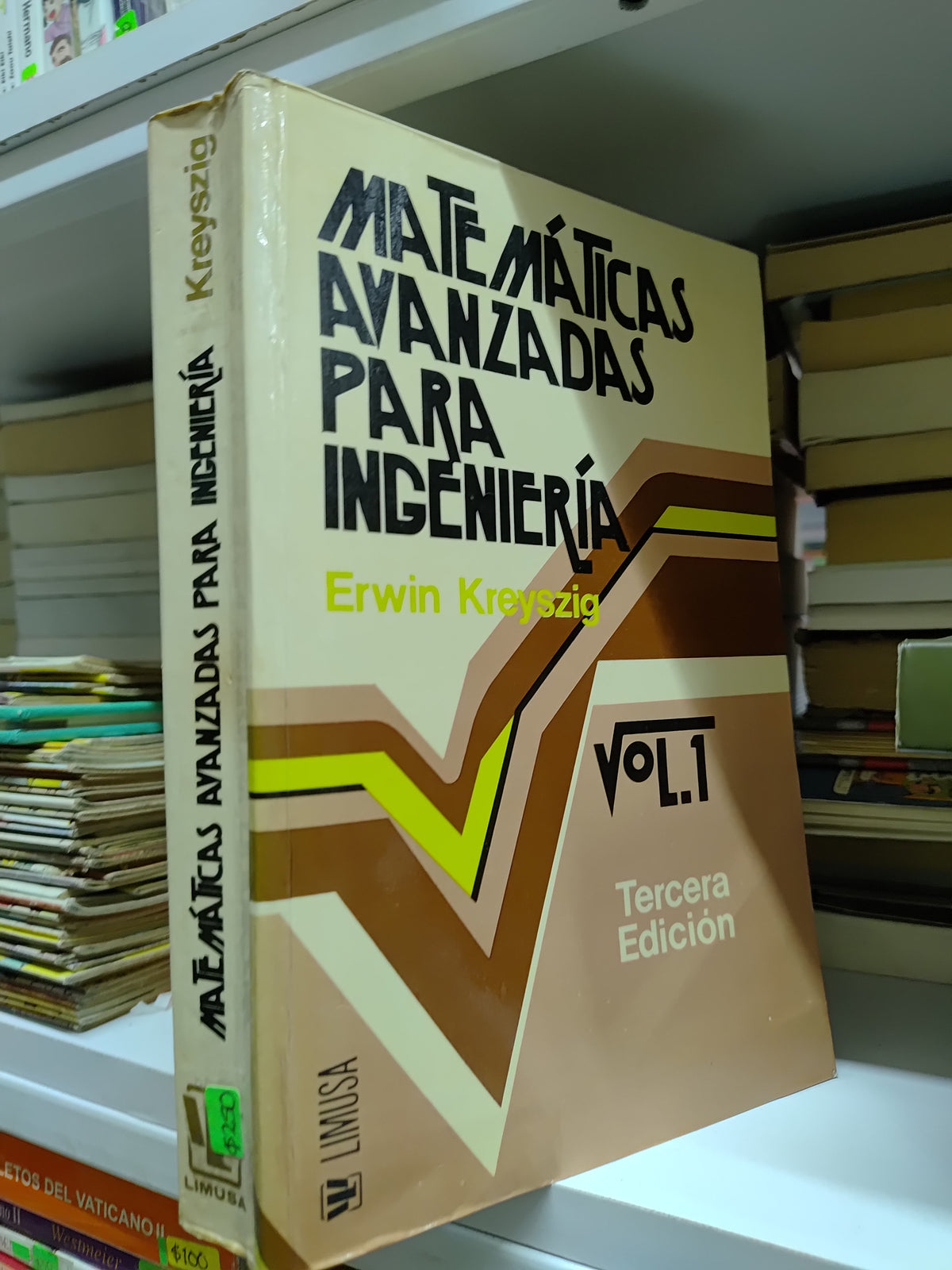 MATEMATICAS AVANZADAS PARA INGENIERIA POR ERWIN KREYSZIG USADO MATEMATICAS JUAREZ 507