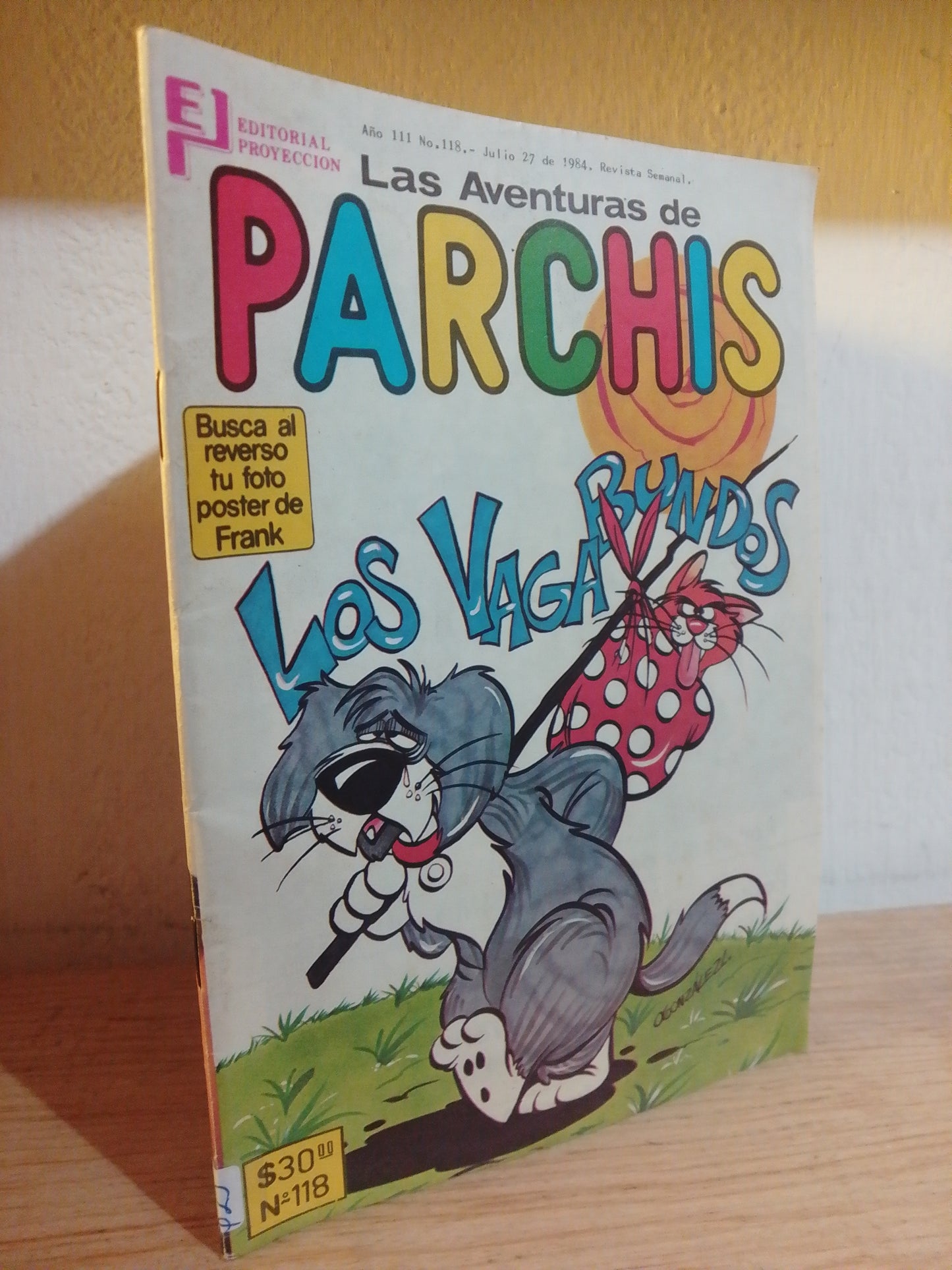 LAS AVENTURAS DE PARCHIS COMICS USADO NOVELA JUAREZ