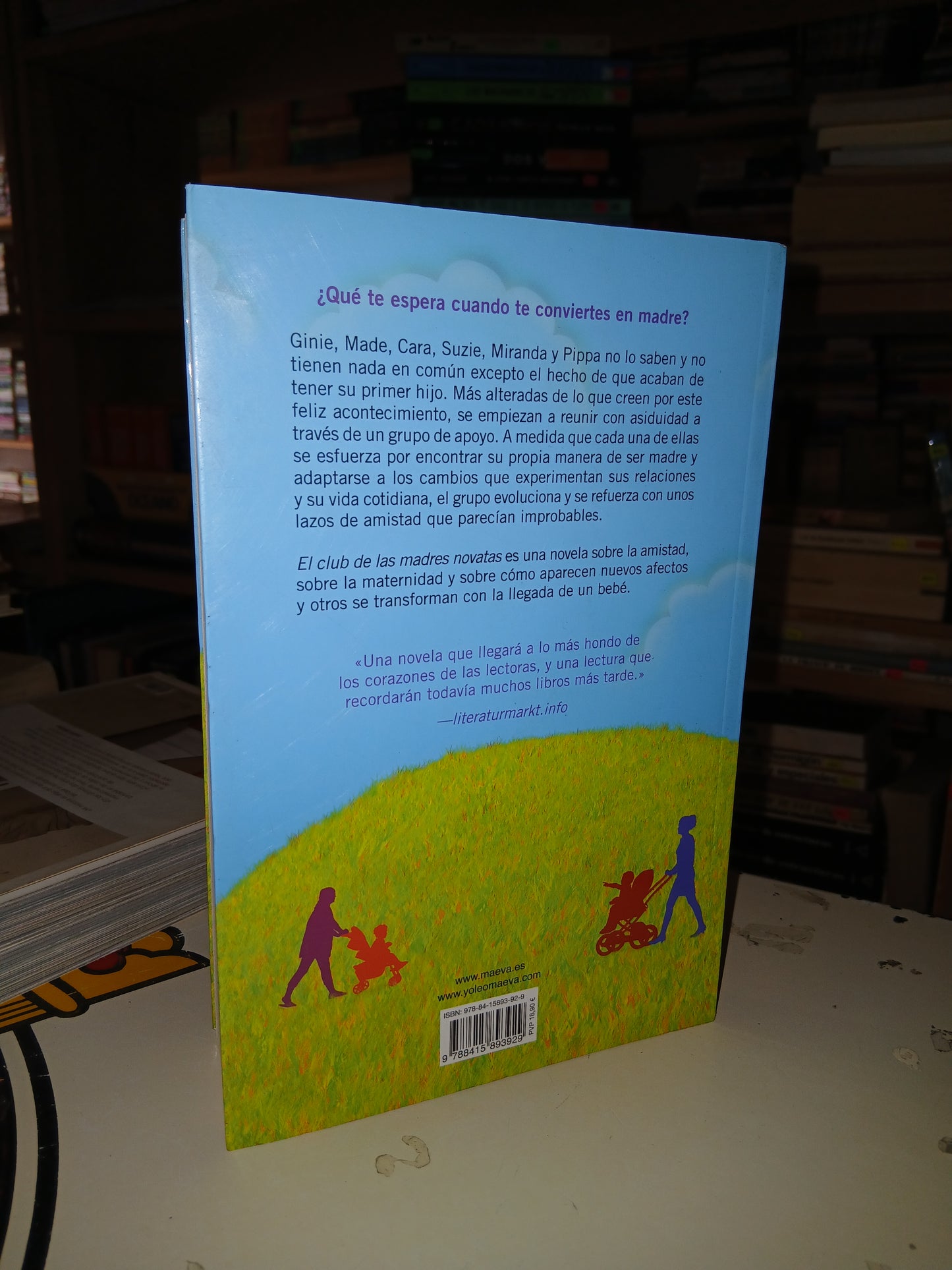 EL CLUB DE LAS MADRES NOVATAS POR FIONA HIGGINS USADO NOVELA LITERARIO 207