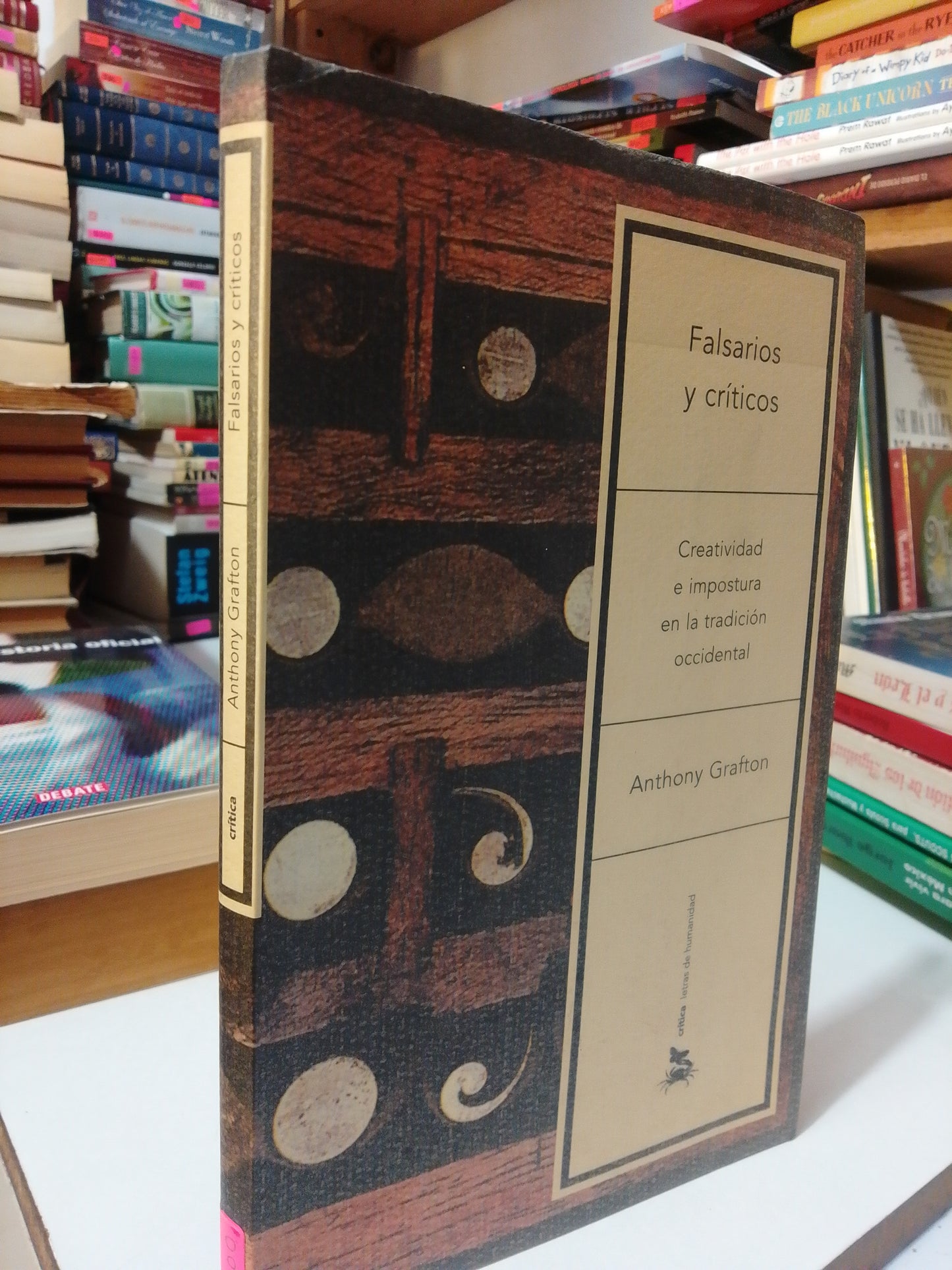 FALSARIOS Y CRITICOS POR ANTHONY GRAFTON USADO NOVELA JUÁREZ
