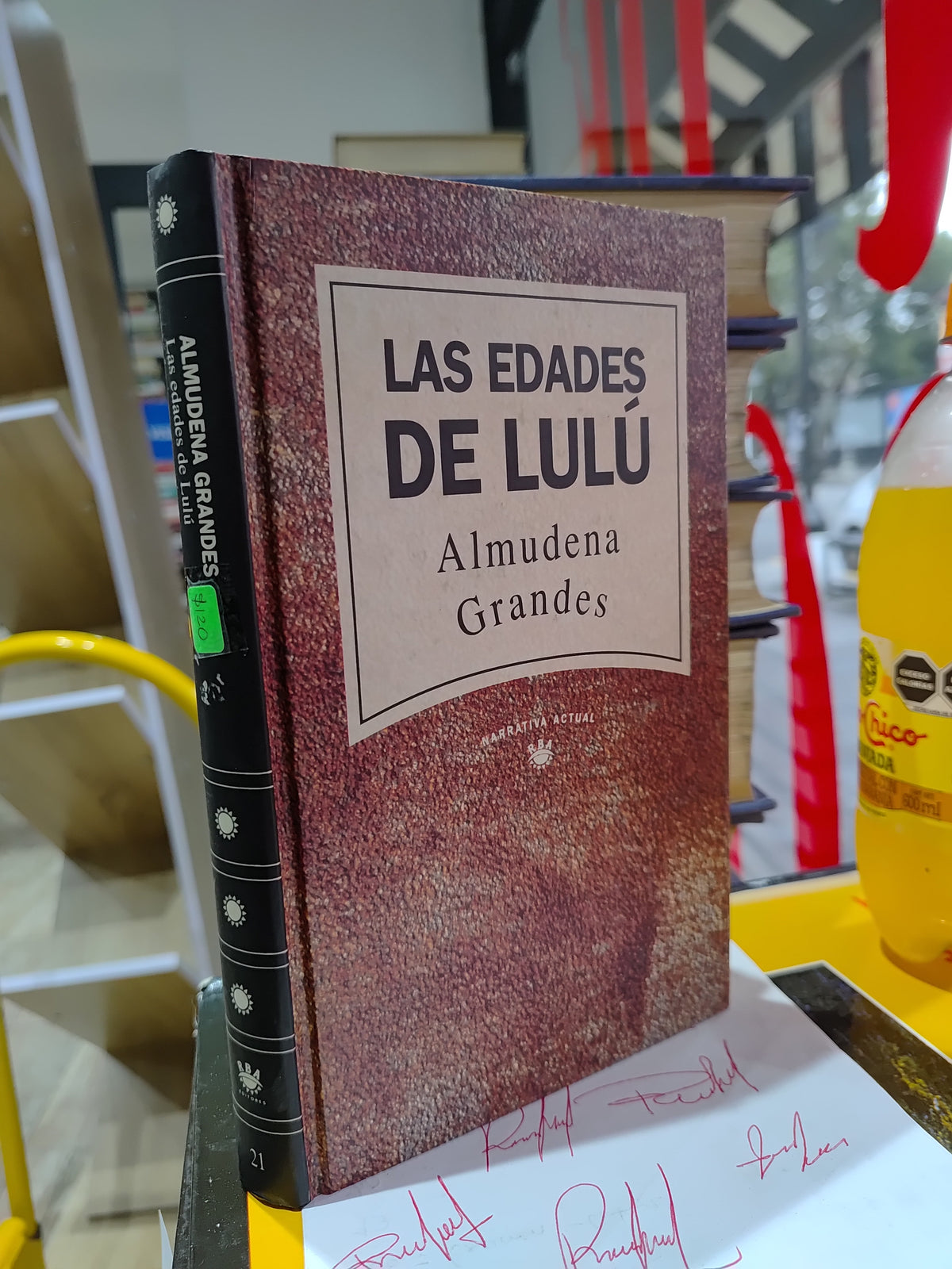 LAS EDADES DE LULU POR ALMUDENA GRANDES USADO NOVELAS JUAREZ 515