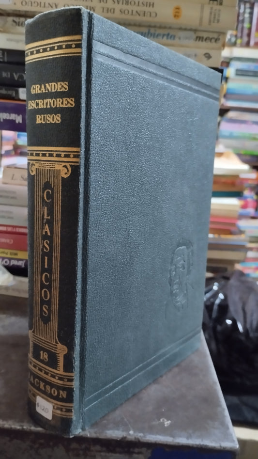 GRANDES ESCRITORES RUSOS POR EDITORIAL JACKSON LIBRO USADO NOVELAS ALDAMA