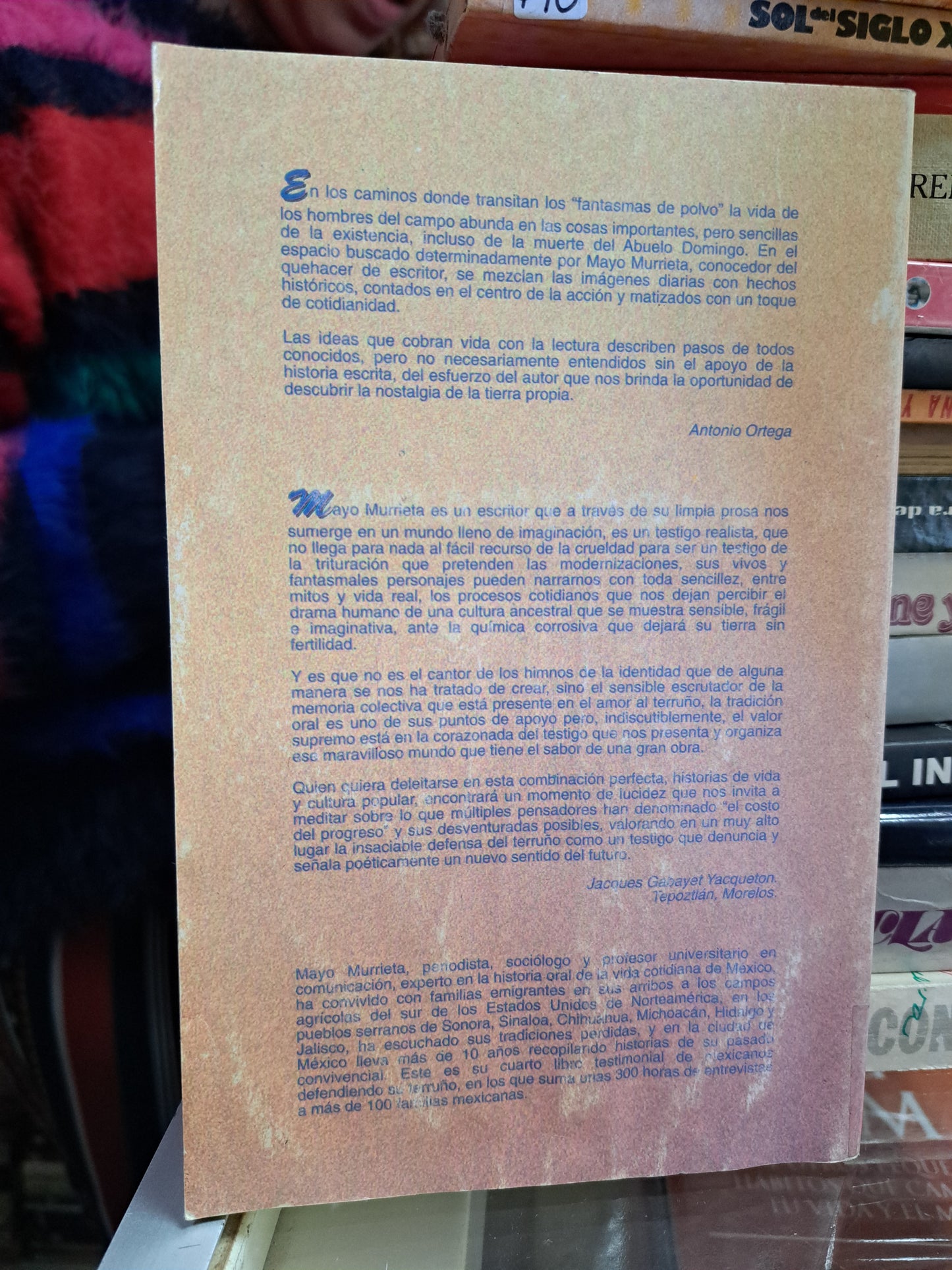 AYERES SOLEADOS MITOS RANCHEROS DE VIEJOS MEXICANOS MAYO MURRIETA USADO NOVELA JUÁREZ
