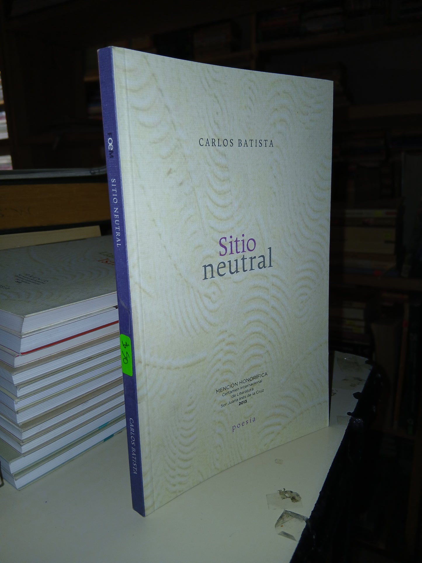 SITIO NEUTRAL POR CARLOS BATISTA USADO POESÍA LITERARIO 207