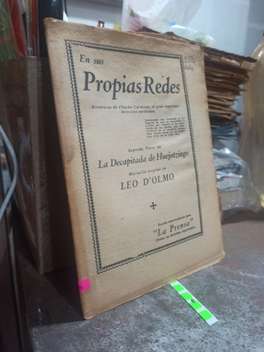 EN SUS PROPIAS REDES POR LEO D' ALMO USADO ANTIGUOS ALDAMA