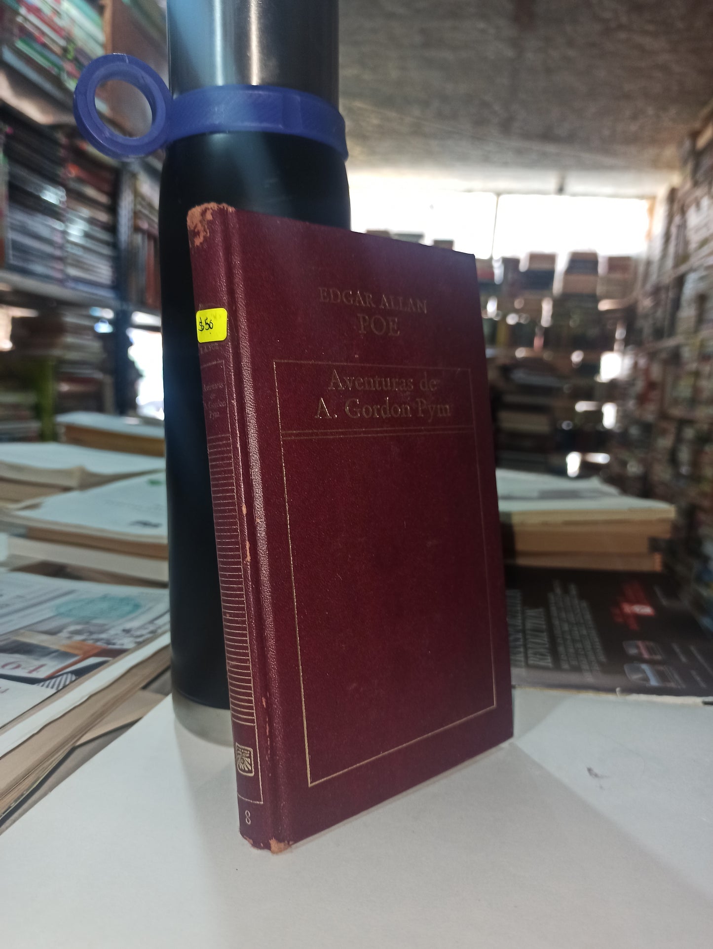 AVENTURAS DE A. GORDON POR EDGAR ALLAN POE USADO NOVELAS ALDAMA