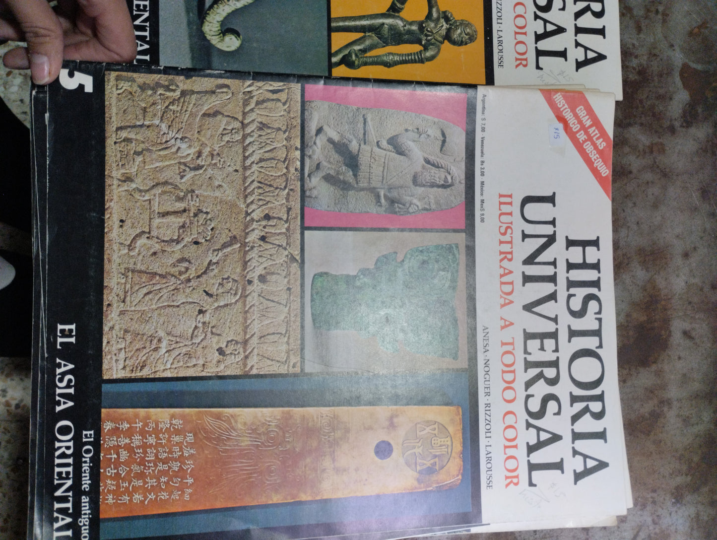 HISTORIA UNIVERSAL ILUSTRADA A TODO COLOR POR ANESA NOGUER RIZZOLI LAROUSSE USADO ARTE ALDAMA