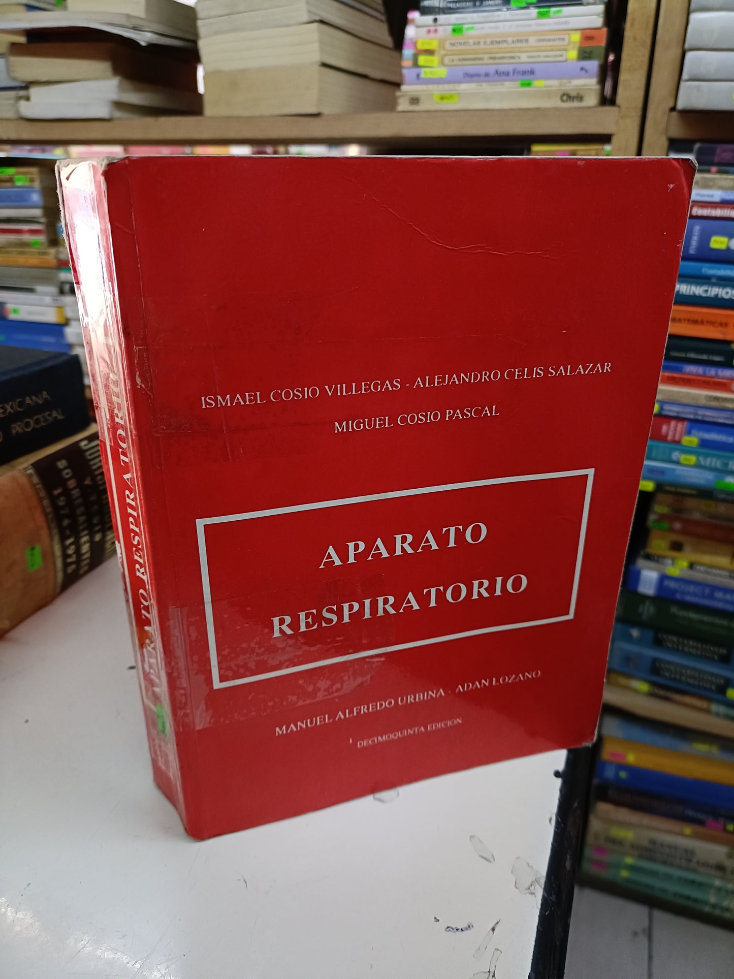 APARATO RESPIRATORIO POR COSIO VILLEGAS, CELIS SALAZAR Y COSIO PASCAL USADO MEDICINA LITERARIO 207