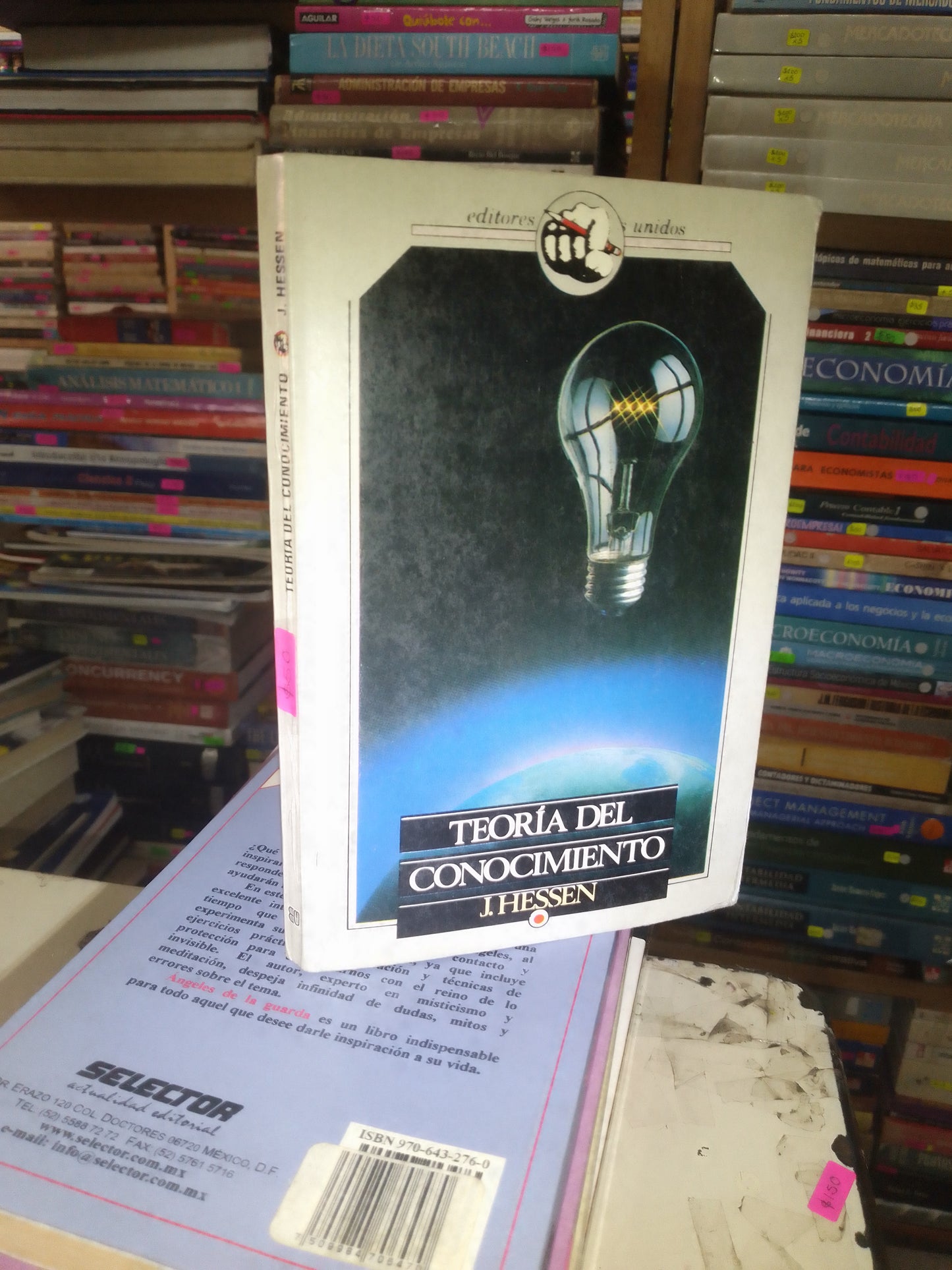 TEORIA DEL CONOCIMIENTO POR J. HESSEN USADO SOCIOLOGÍA LITERARIO 207