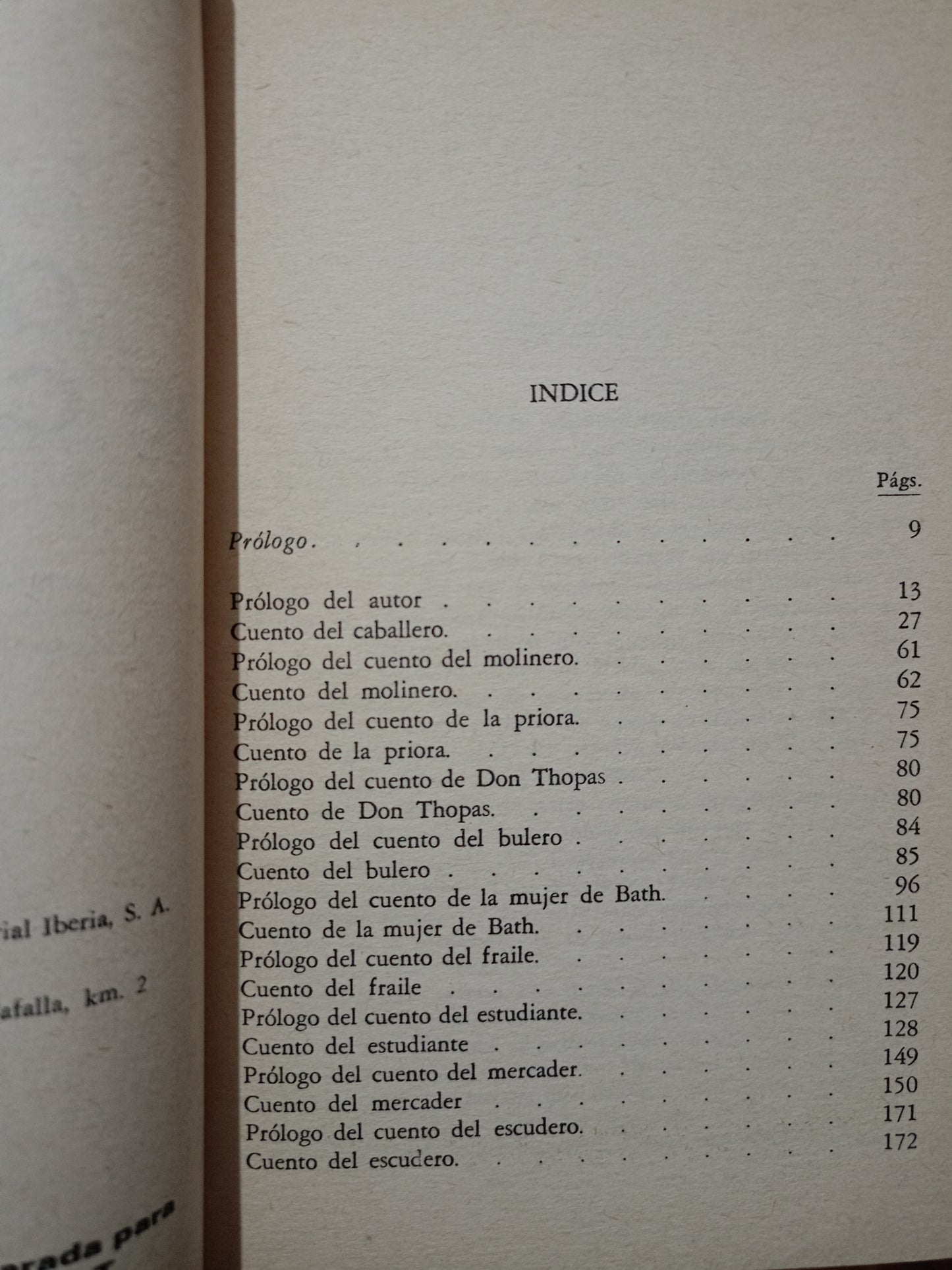 CUENTOS DE CANTERBURY POR GEOFFREY CHAUCER USADO NOVELA LITERARIO 305
