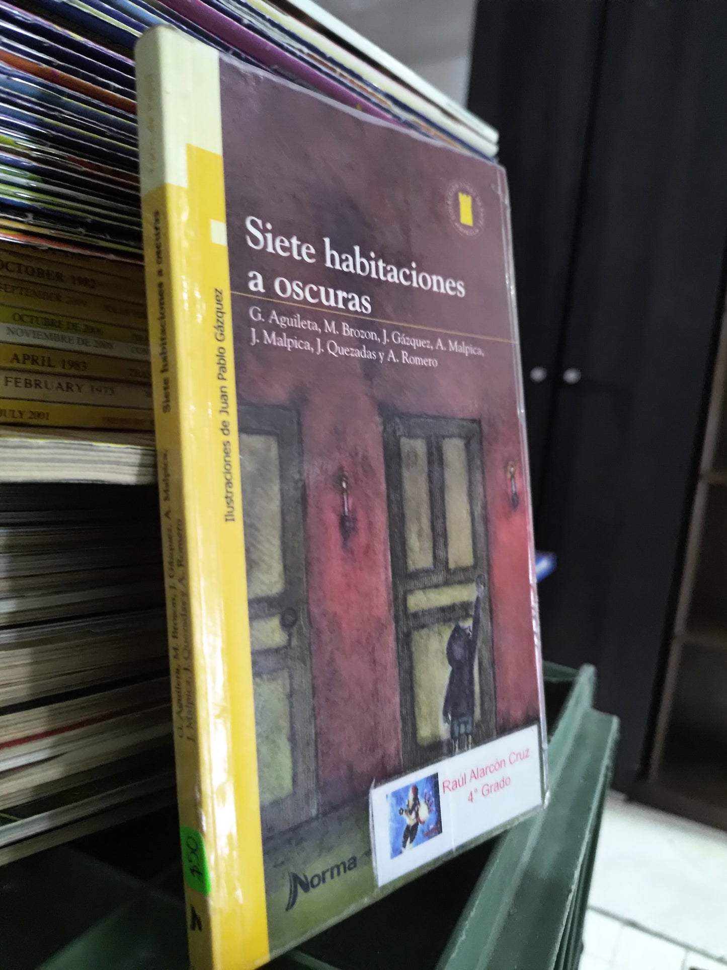 SIETE HABITACIONES A OSCURAS POR VARIOS AUTORES USADO NOVELAS JUAREZ 515