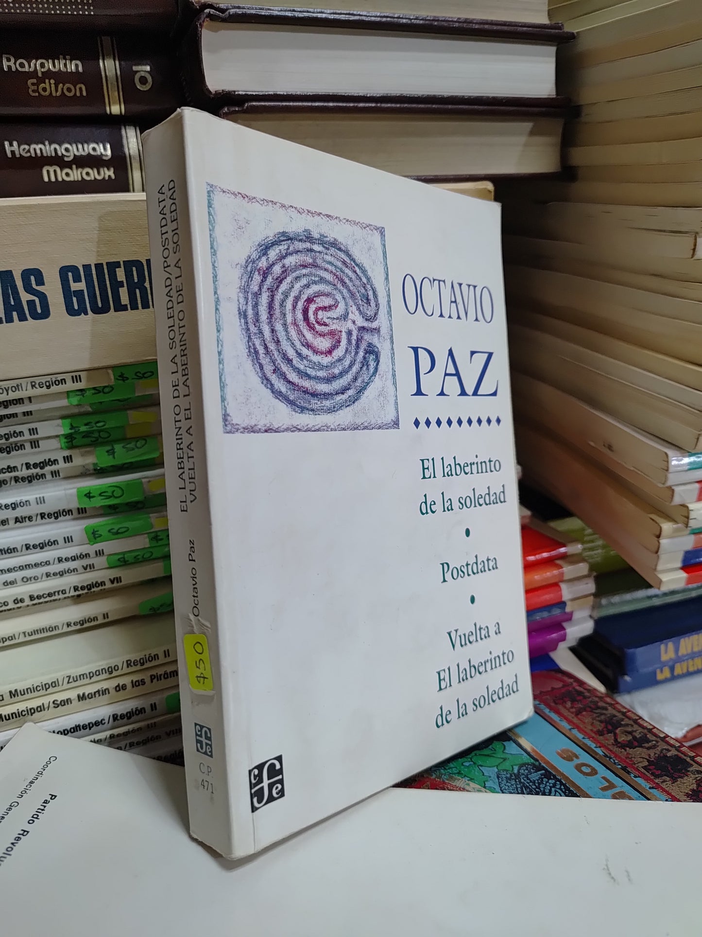 EL LABERINTO DE LA SOLEDAD POSTDATA VUELTA A EL LABERINTO DE LA SOLEDAD POR OCTAVIO PAZ USADO NOVELAS JUAREZ 507