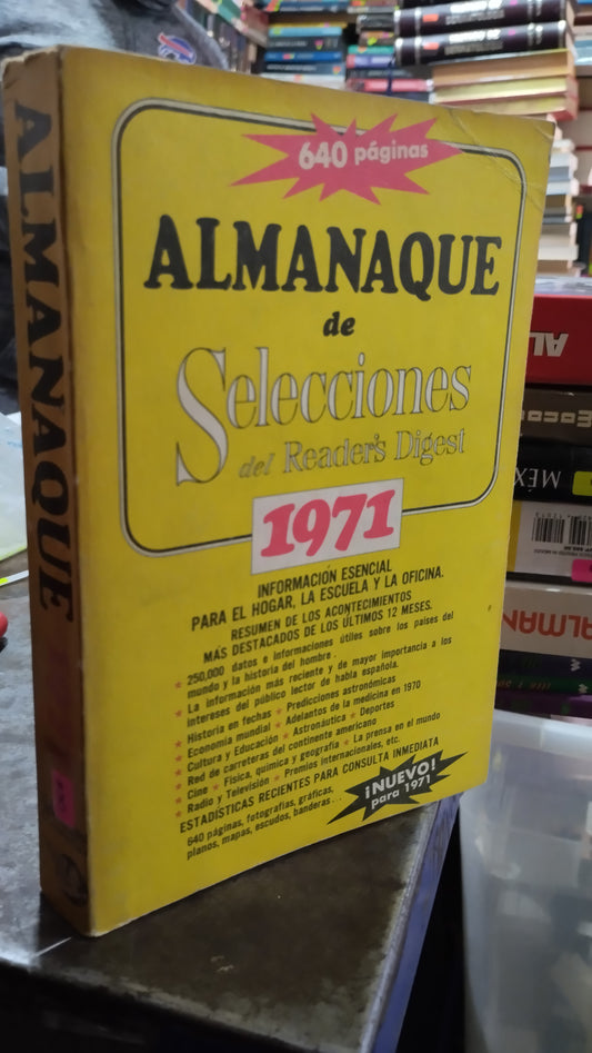 ALMANAQUE DE SELECCIONES DEL READERS DIGEST 1971 LIBRO USADO ALMANAQUE ALDAMA