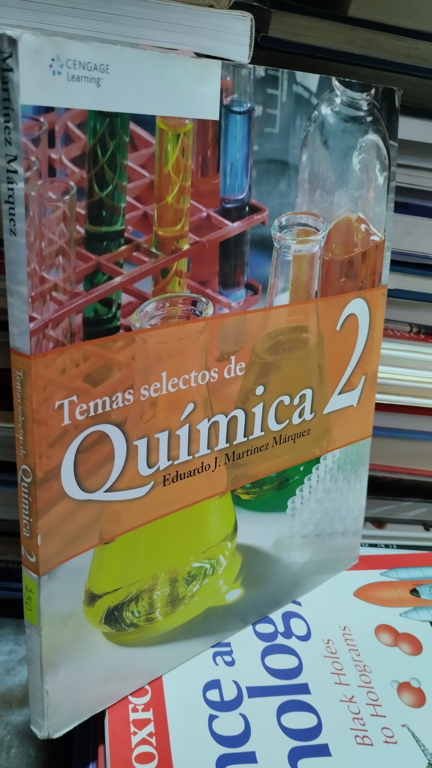 TEMAS SELECTOS DE QUIMICA 2 POR EDUARDO J MARTINEZ LIBRO USADO QUIMICA ALDAMA
