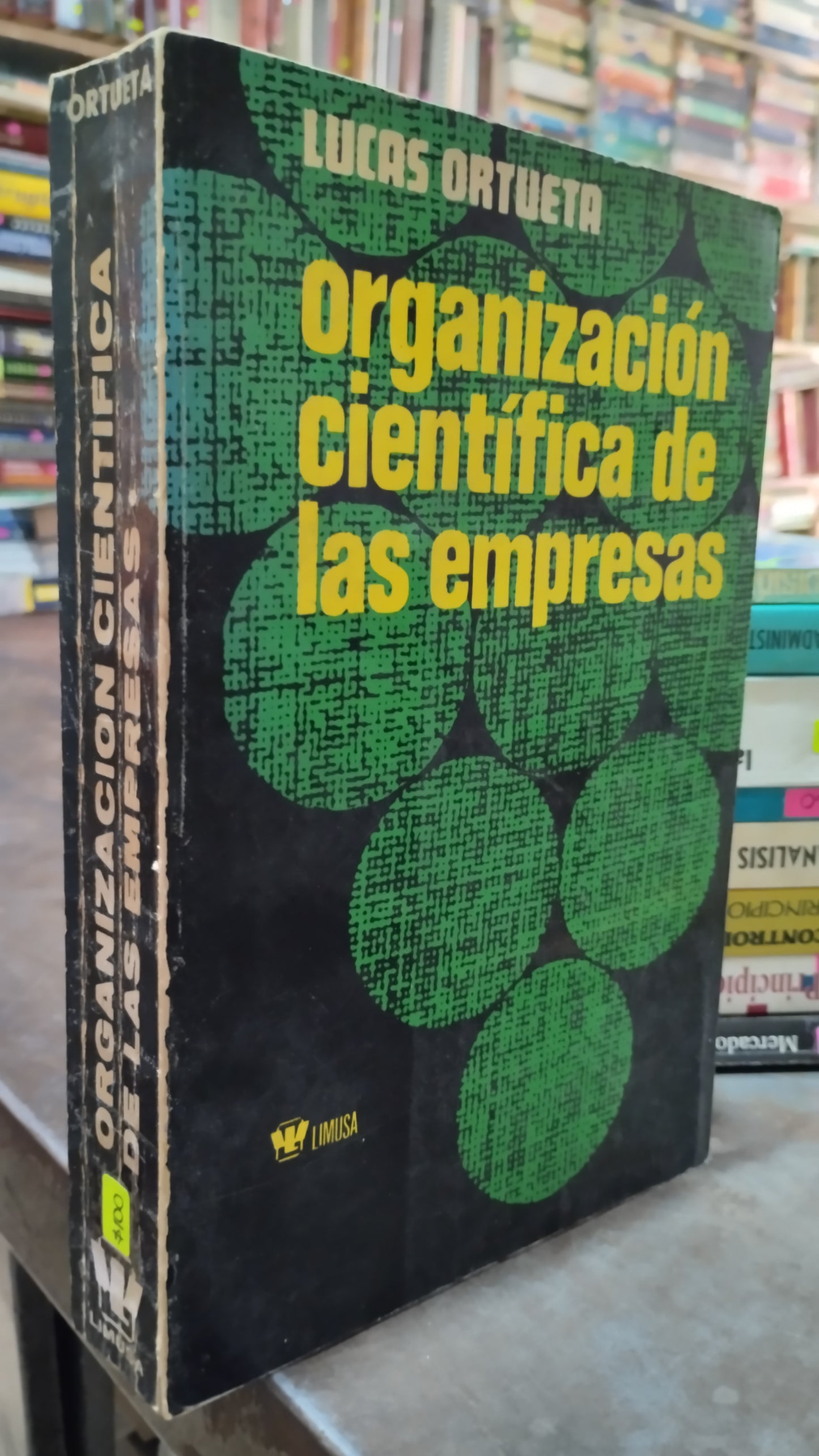 ORGANIZACION CIENTIFICA DE LAS EMPRESAS POR LUCAS ORTUETA LIBRO USADO ADMINISTRACION ALDAMA
