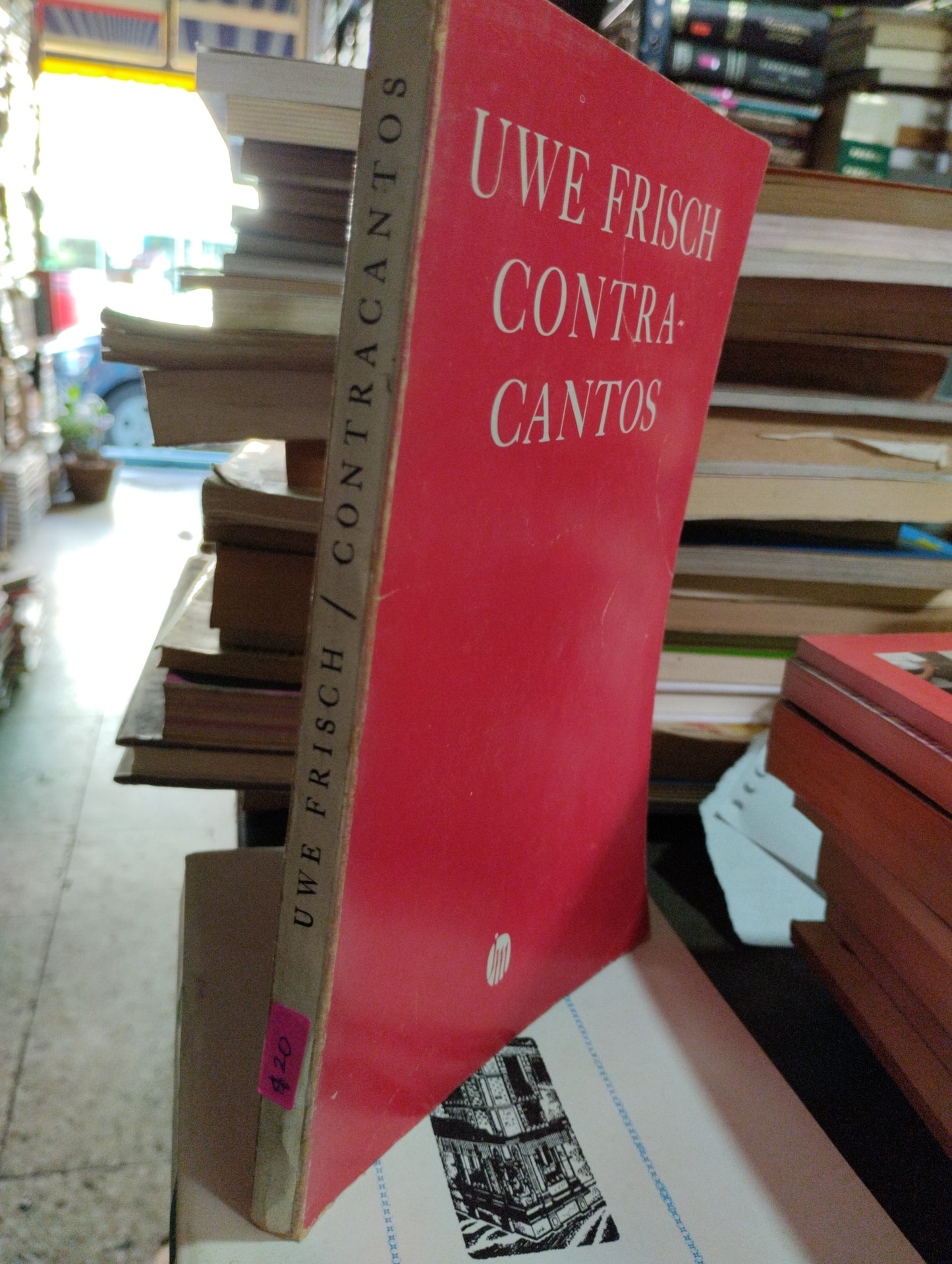 CONTRA CANTOS POR UWE FRISCH USADO POESIA ALDAMA