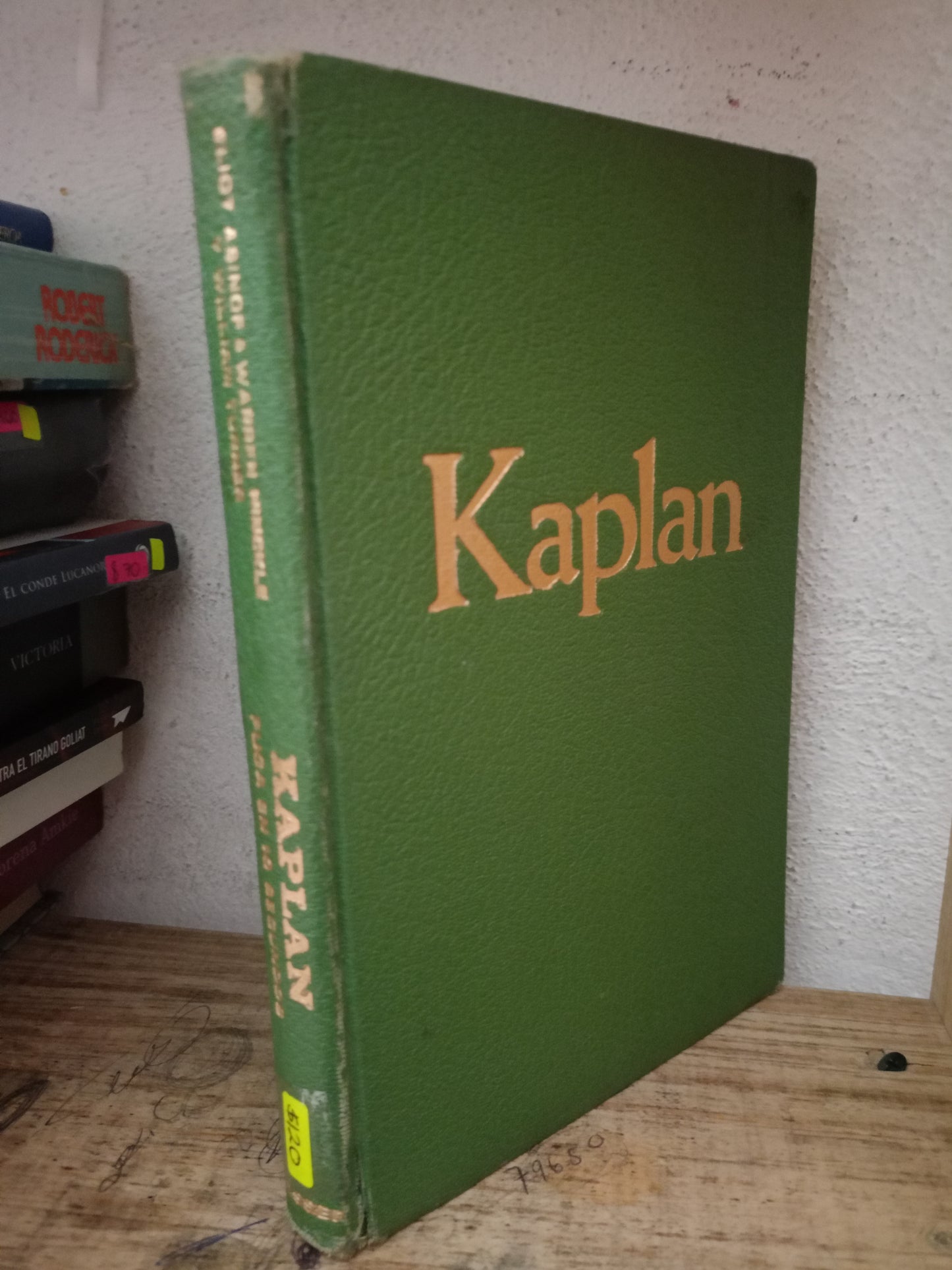 KAPLAN FUGA EN 10 SEGUNDOS ELIOT ASINOF WARREN HINCKLE Y WILLIAM TURNER USADO NOVELA LITERARIO 305