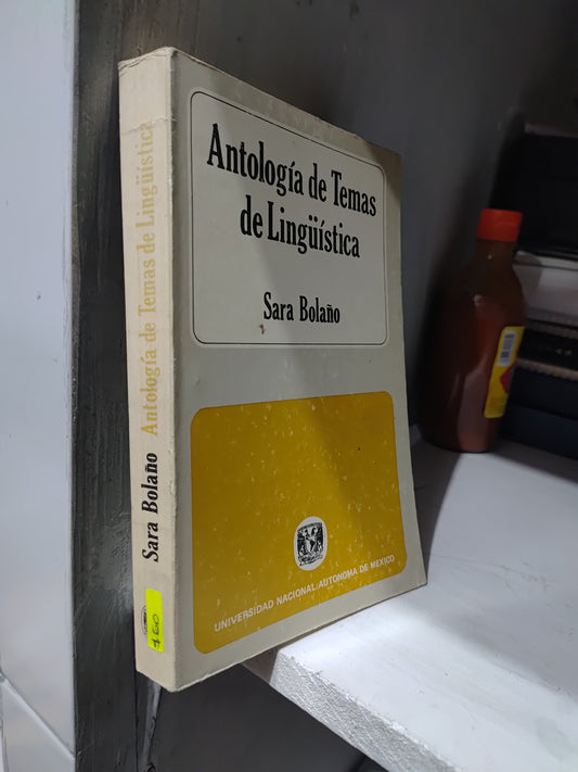 ANTOLOGIA DE TEMAS DE LINGUISTICA POR SARA BOLAÑO USADO EDUCACION JUAREZ