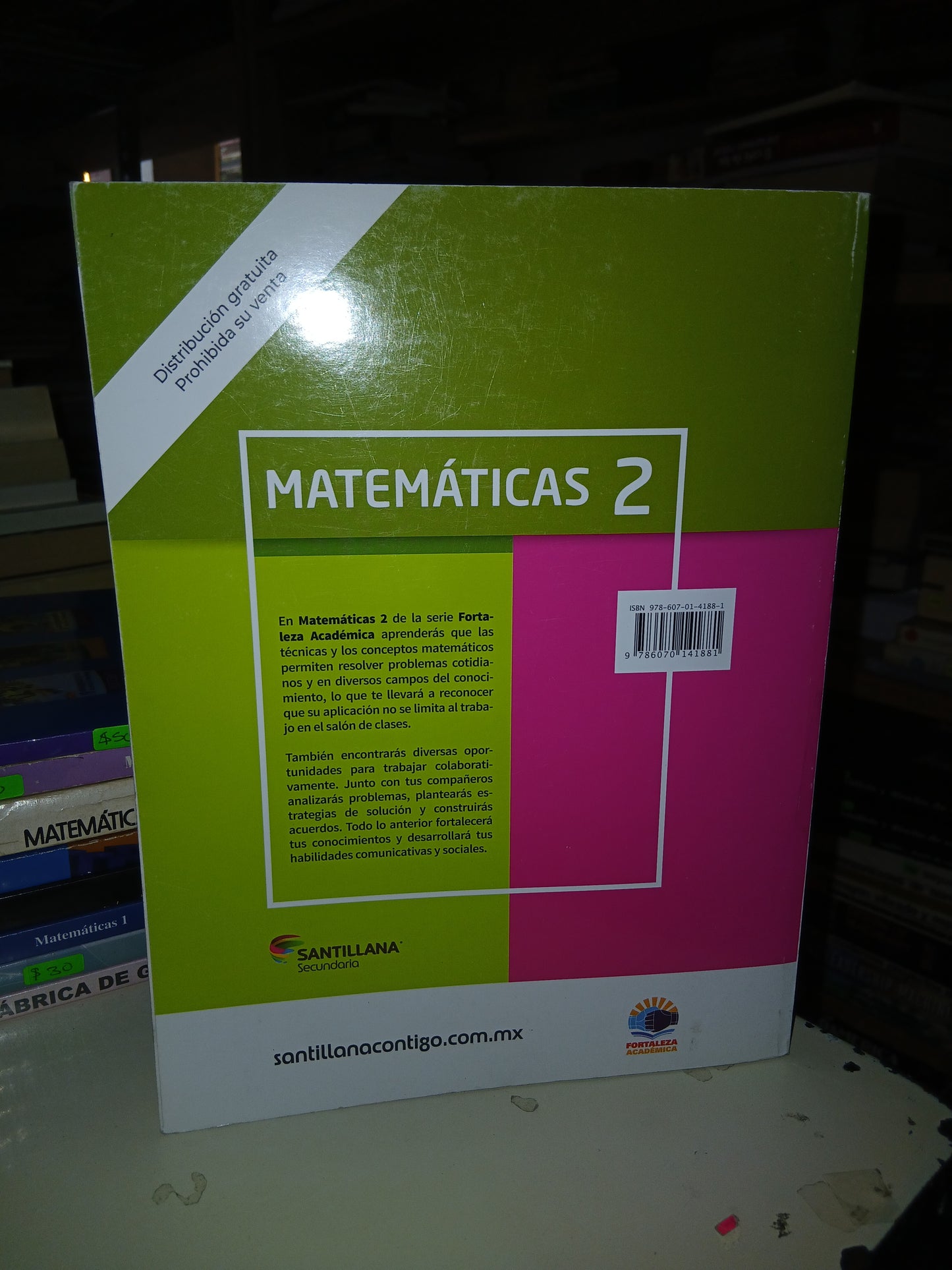 MATEMÁTICAS 2 (SECUNDARIA) (VARIOS AUTORES) USADO MATEMÁTICAS LITERARIO 207