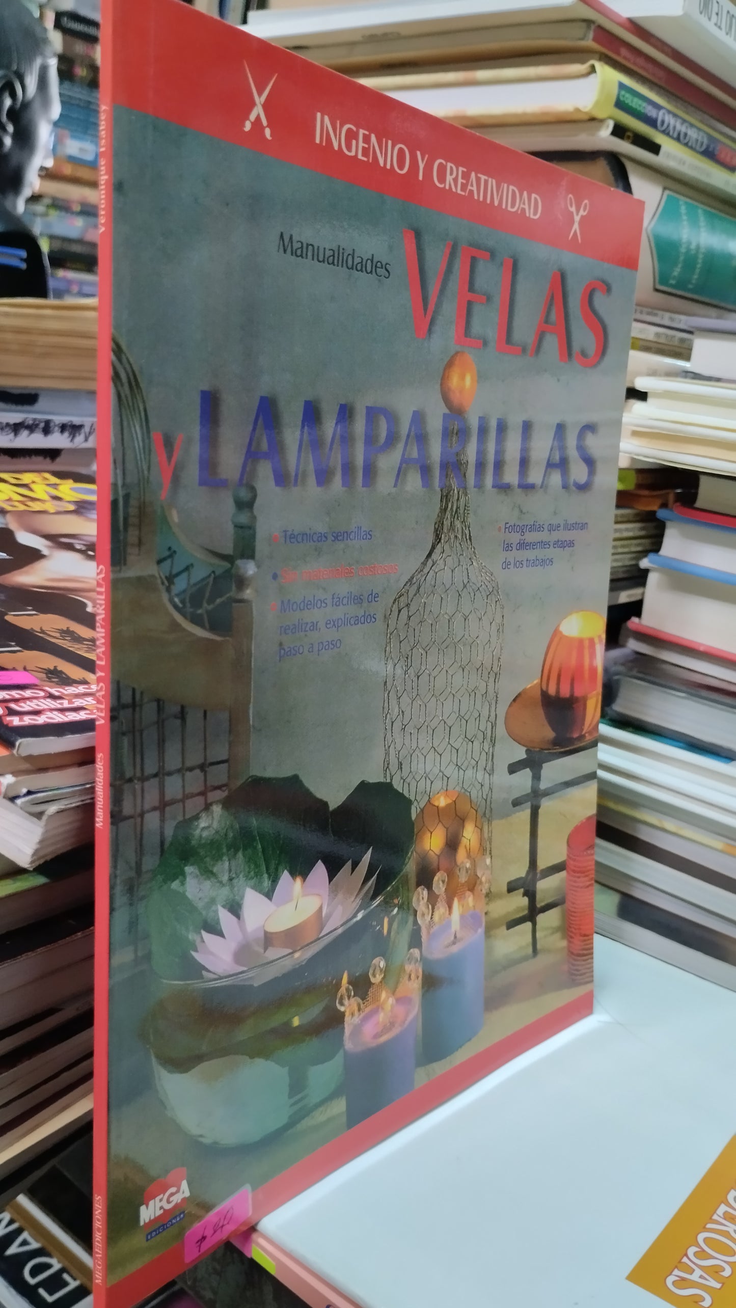 MANUALIDADES VELAS Y LAMPARILLAS LIBRO USADO ESOTERISMO ALDAMA