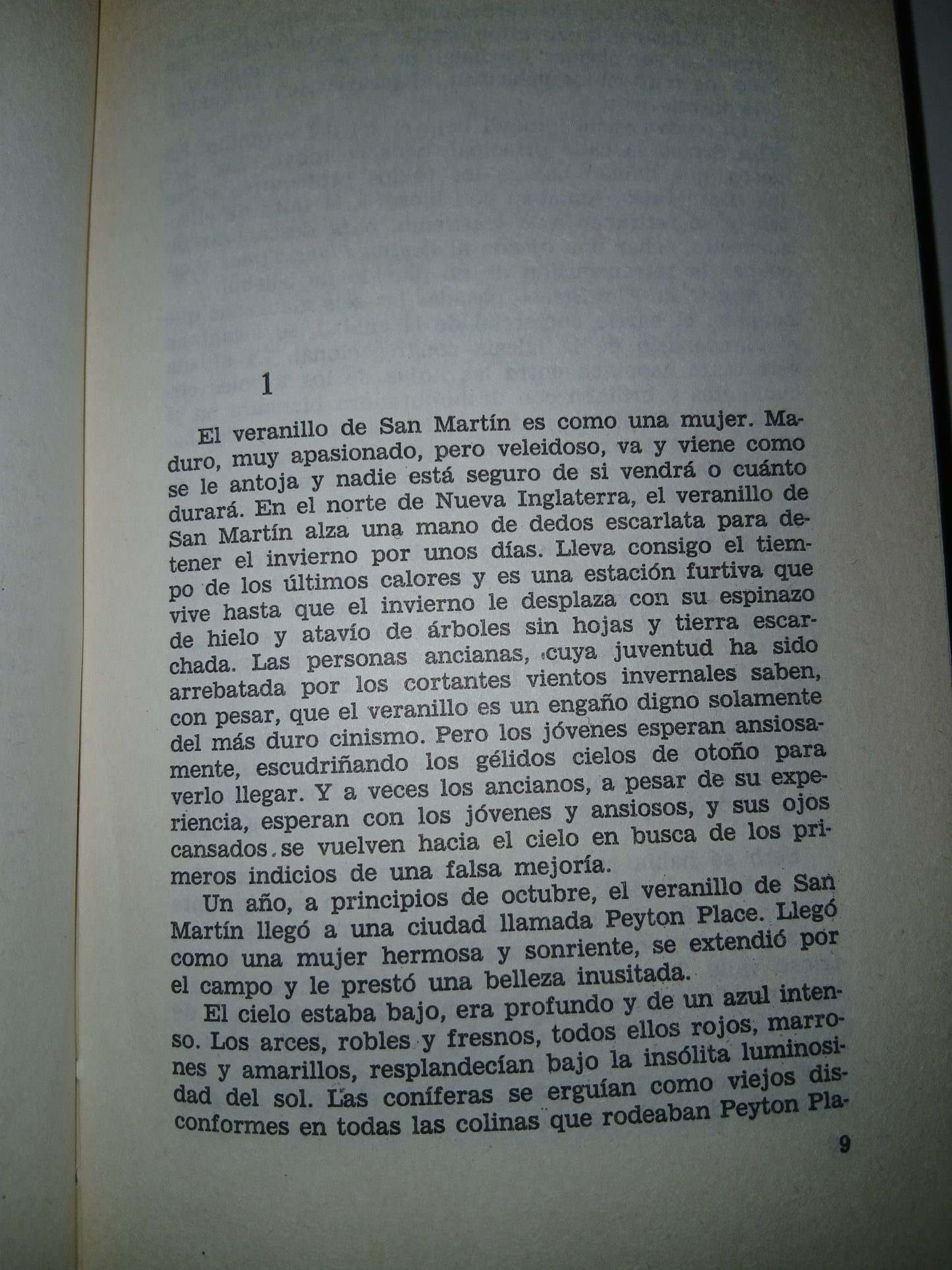 PAYTON PLACE POR GRACE METALIOS USADO NOVELA LITERARIO 207