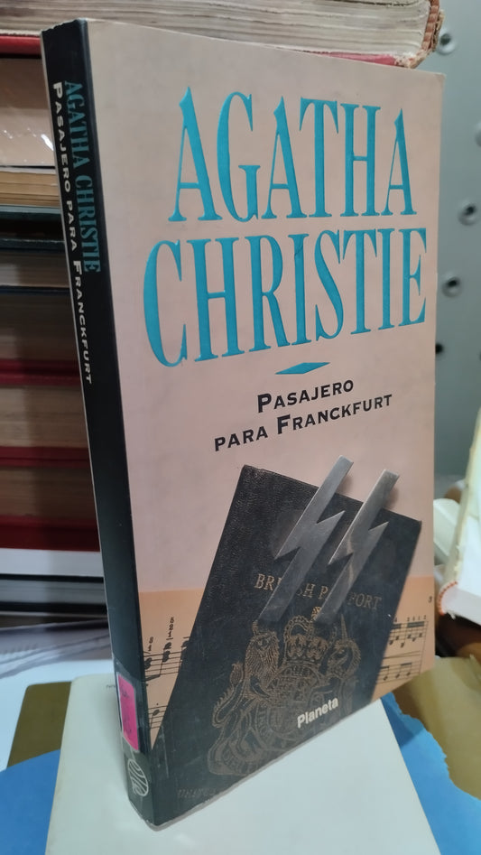 PASAJERO PARA FRANCKFURT POR AGATHA CHRISTIE LIBRO USADO NOVELAS ALDAMA