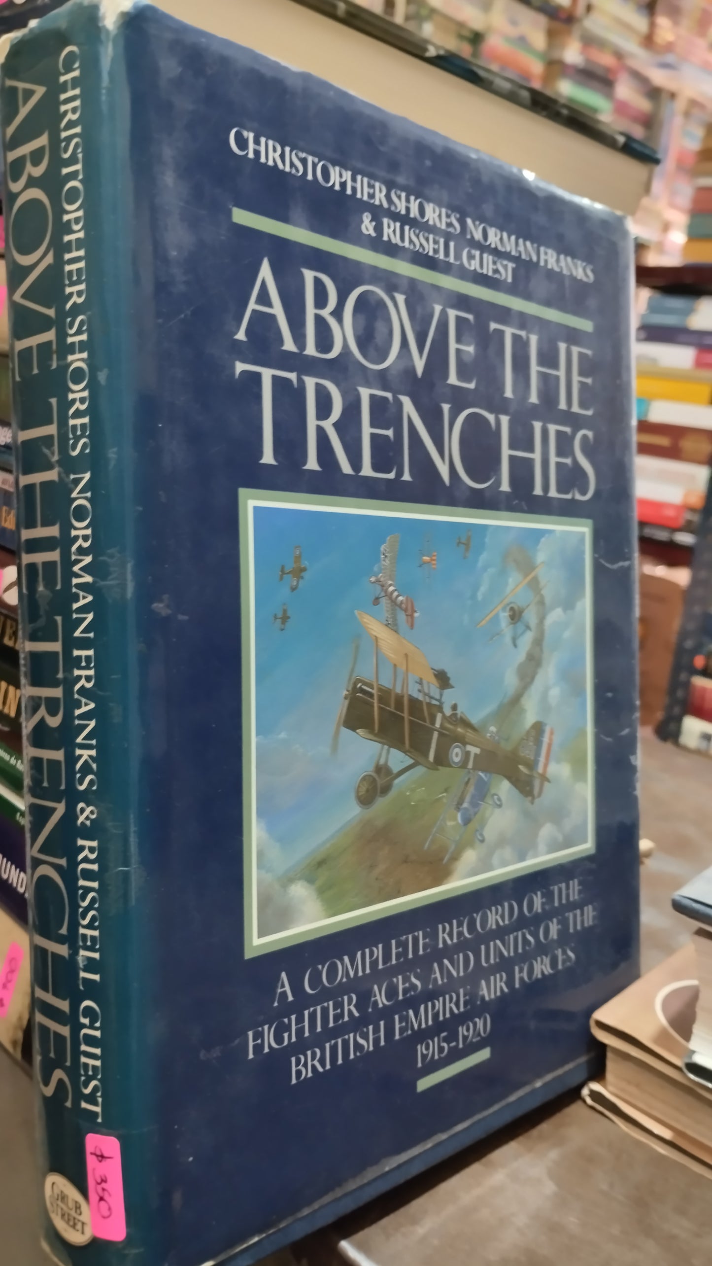 ABOVE THE TRENCHES POR CHRISTOPHER SHORES NORMAN FRANKS & RUSSELL GUEST LIBRO USADO HISTORIA ALDAMA